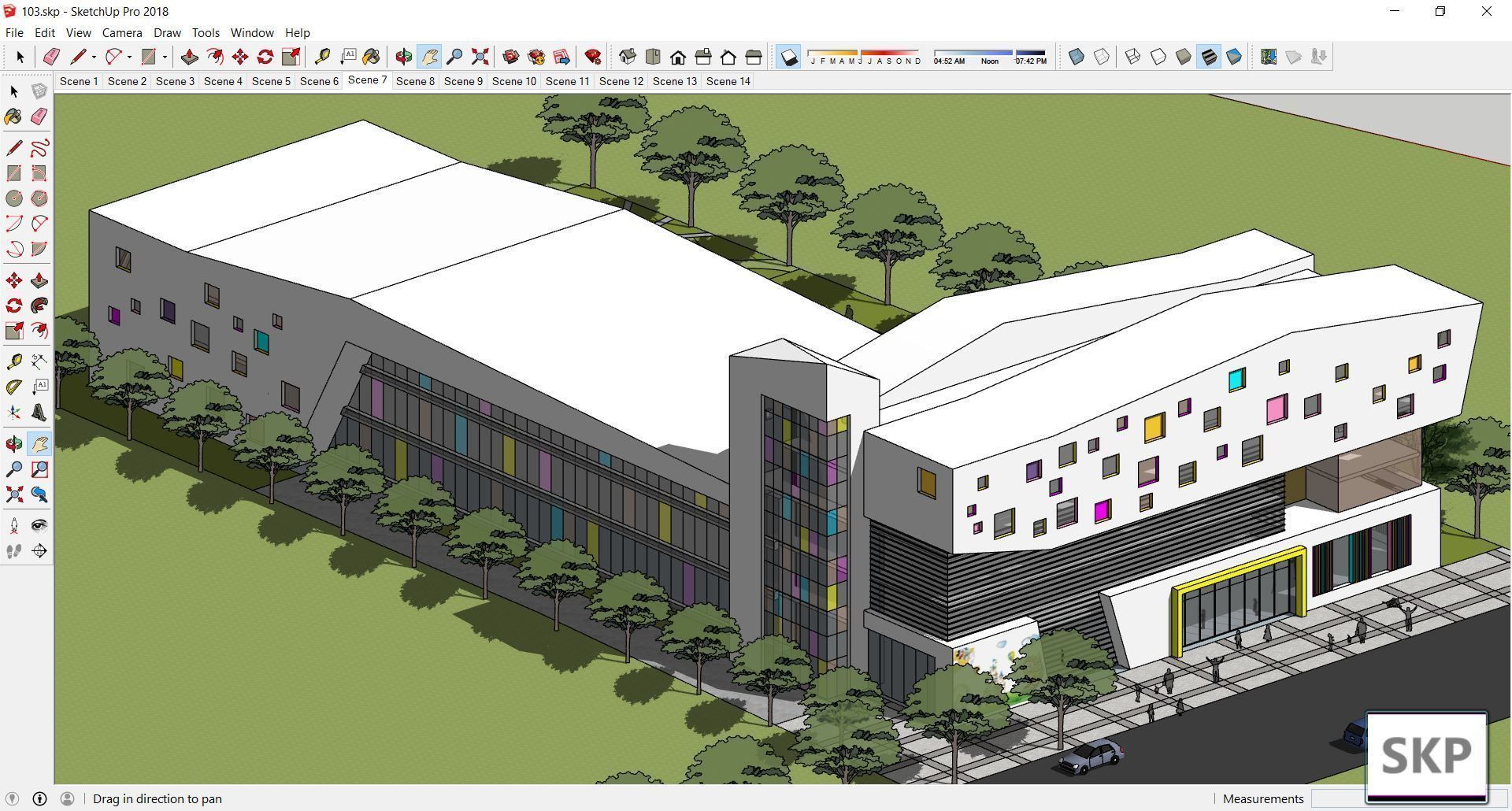 Sketchup Kindergarten 103 3D model_15