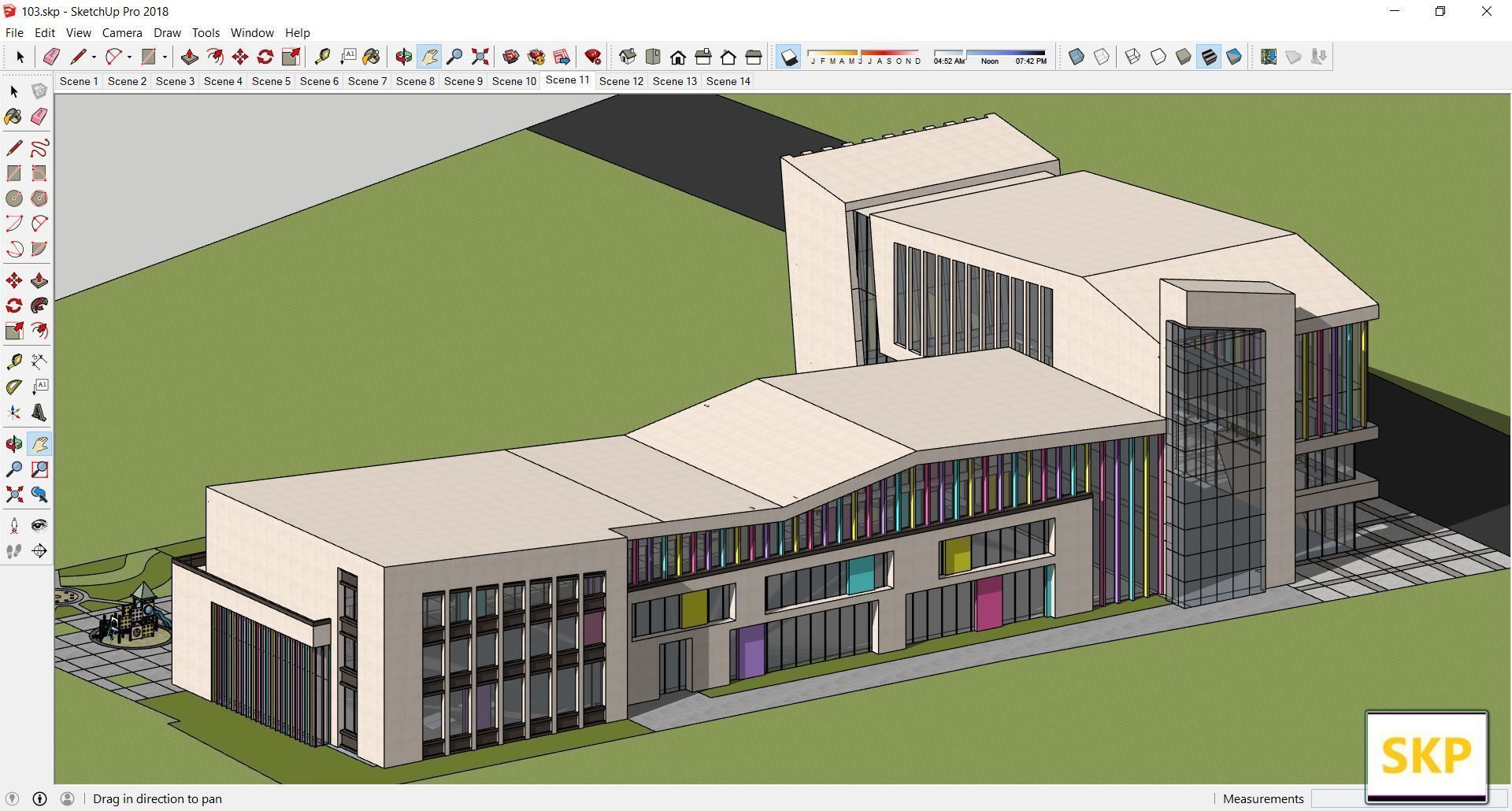 Sketchup Kindergarten 103 3D model_4