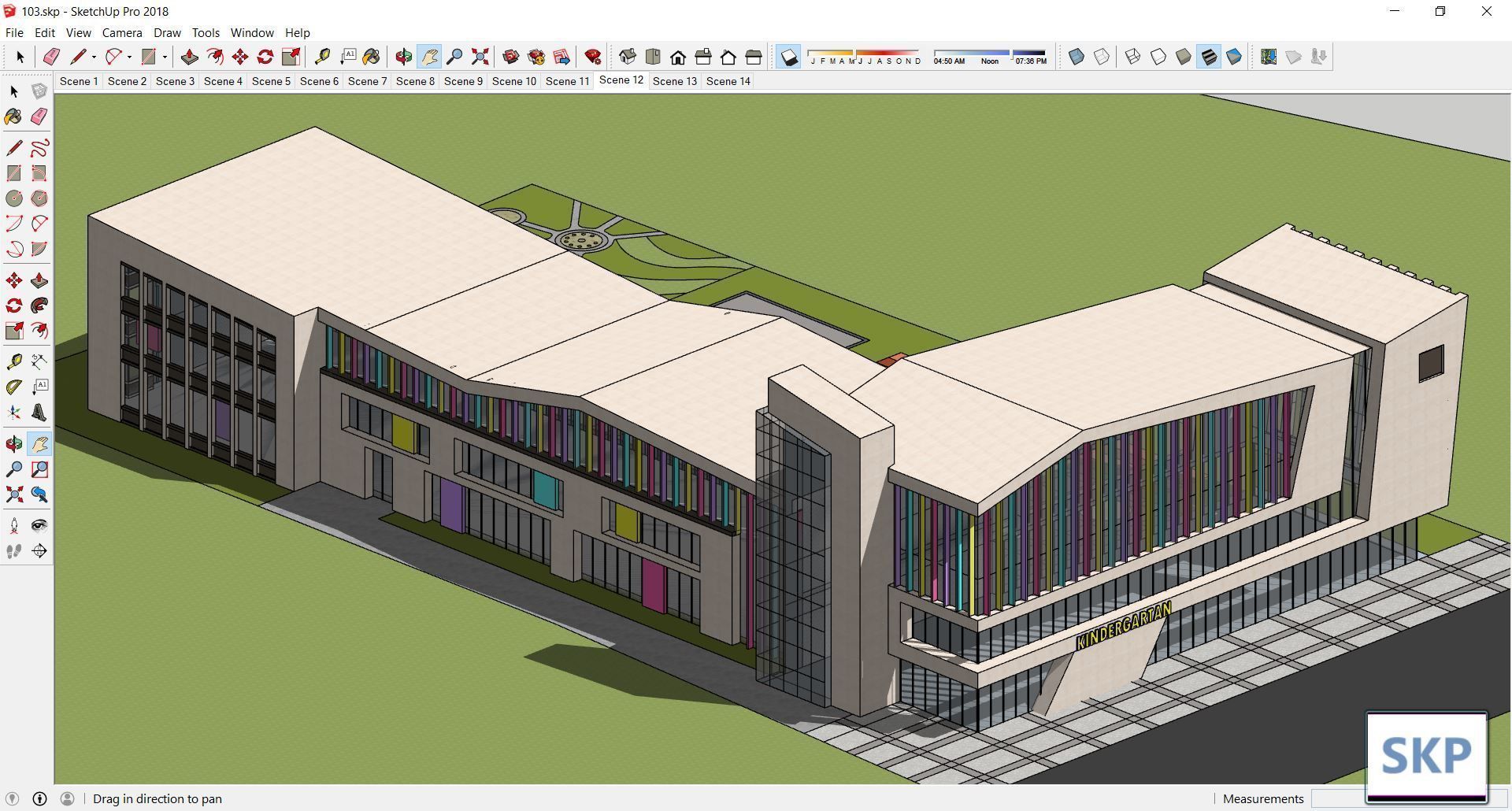 Sketchup Kindergarten 103 3D model_5