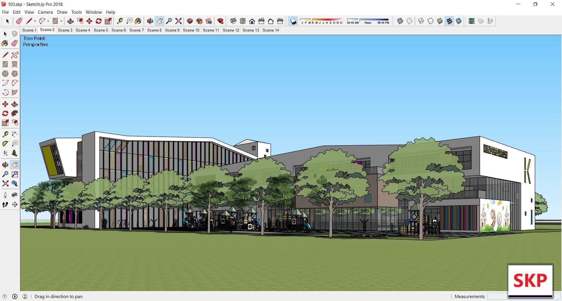 Sketchup Kindergarten 103 3D model_10