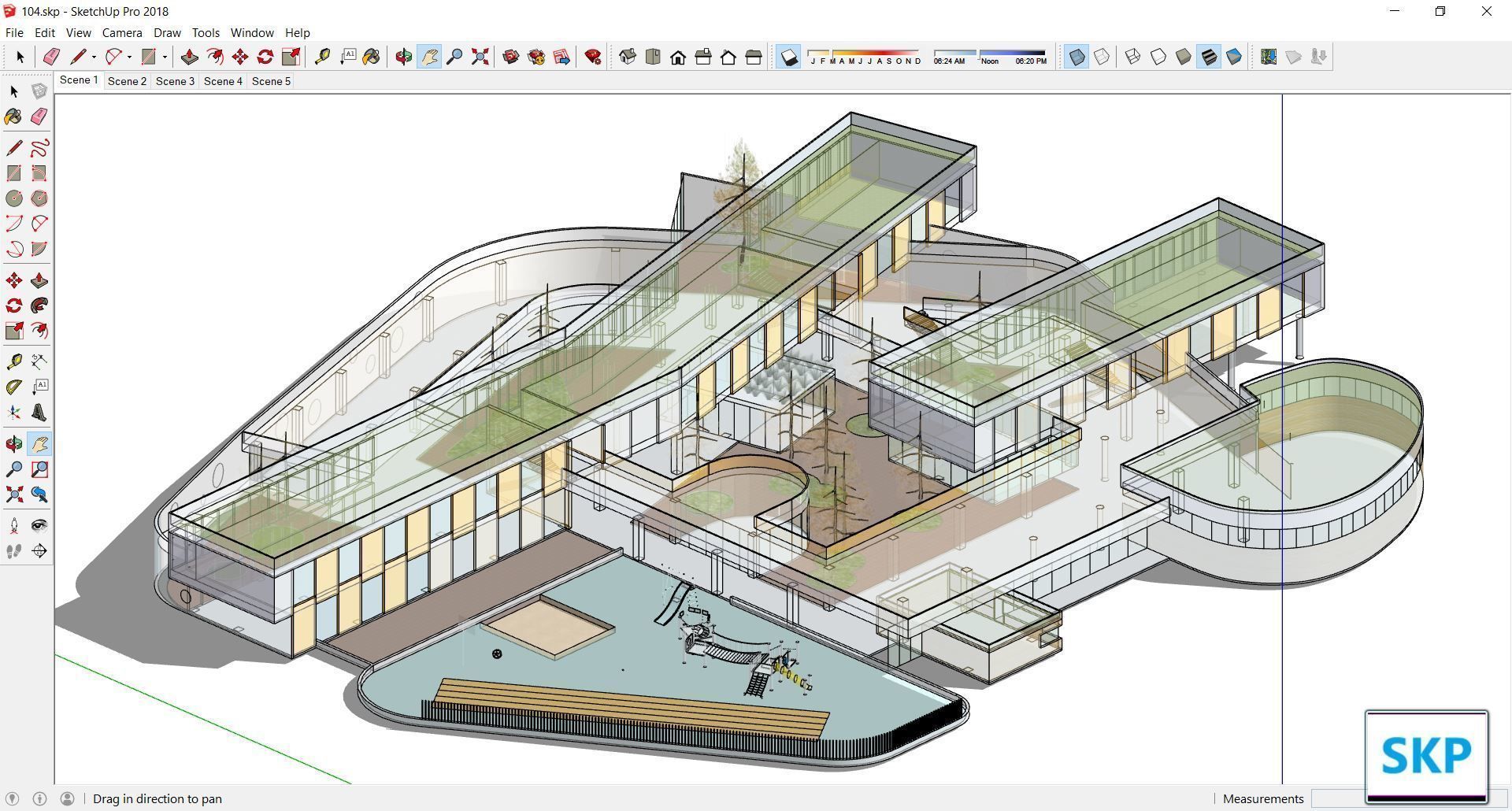 Sketchup Kindergarten 104 3D model_2