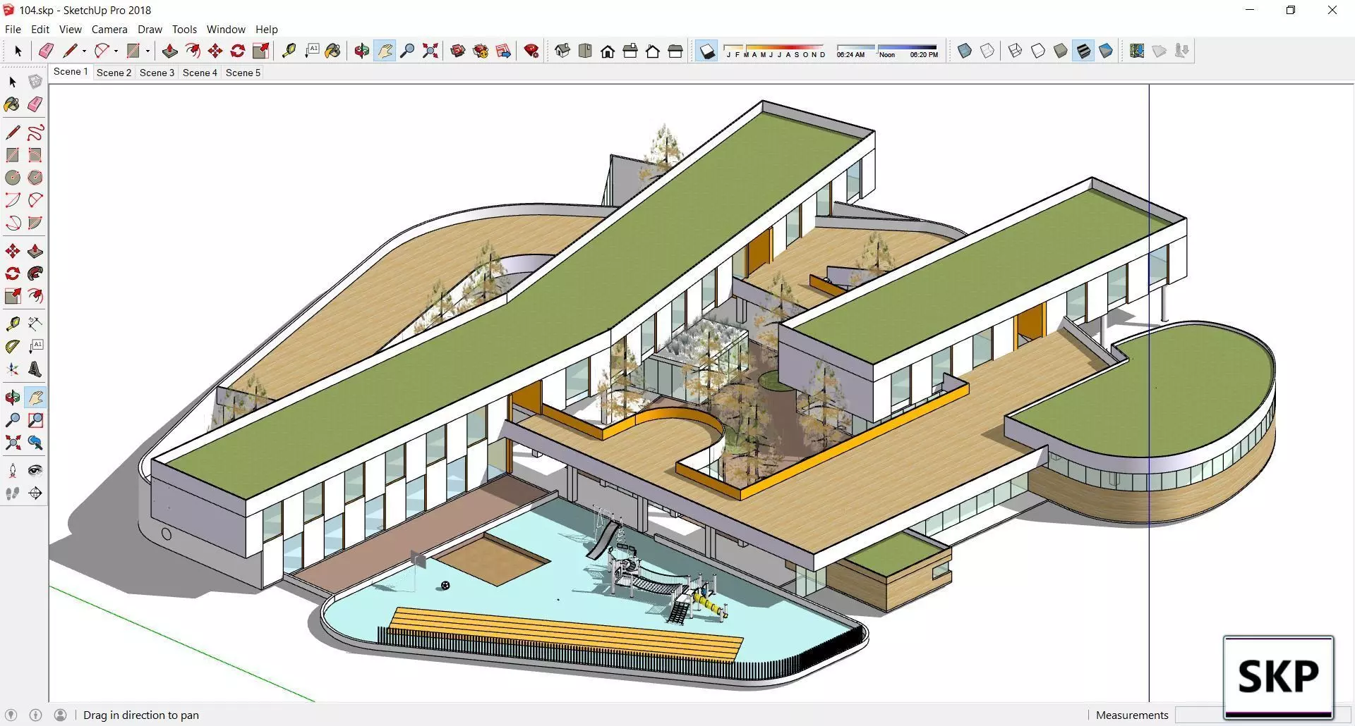 Sketchup Kindergarten 104 3D model_0