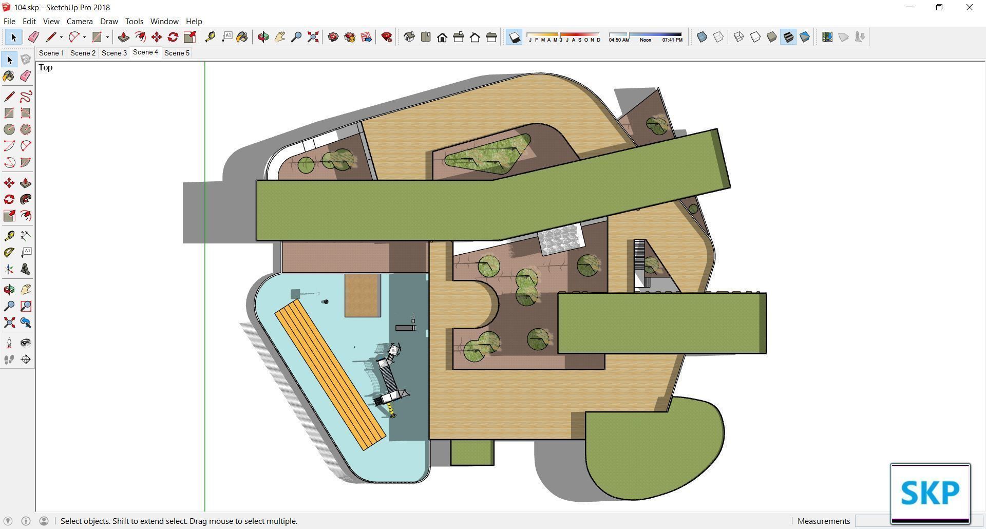 Sketchup Kindergarten 104 3D model_6