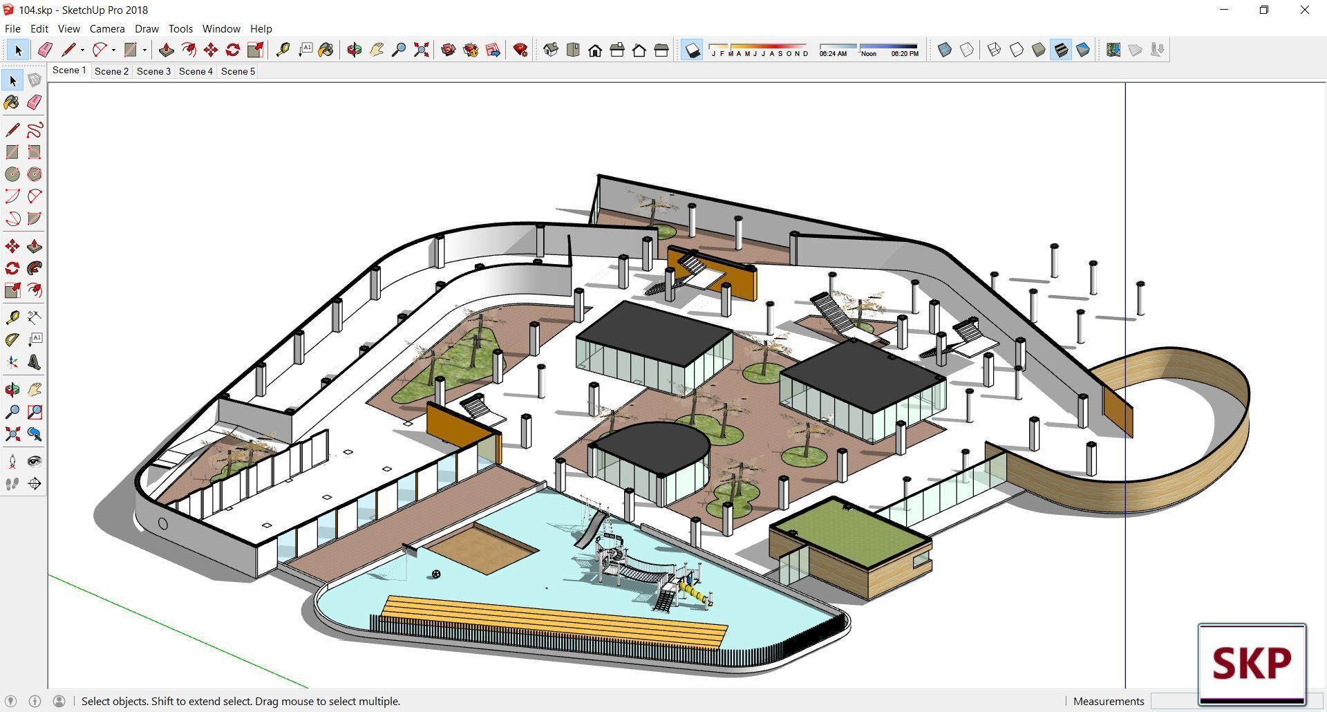 Sketchup Kindergarten 104 3D model_3
