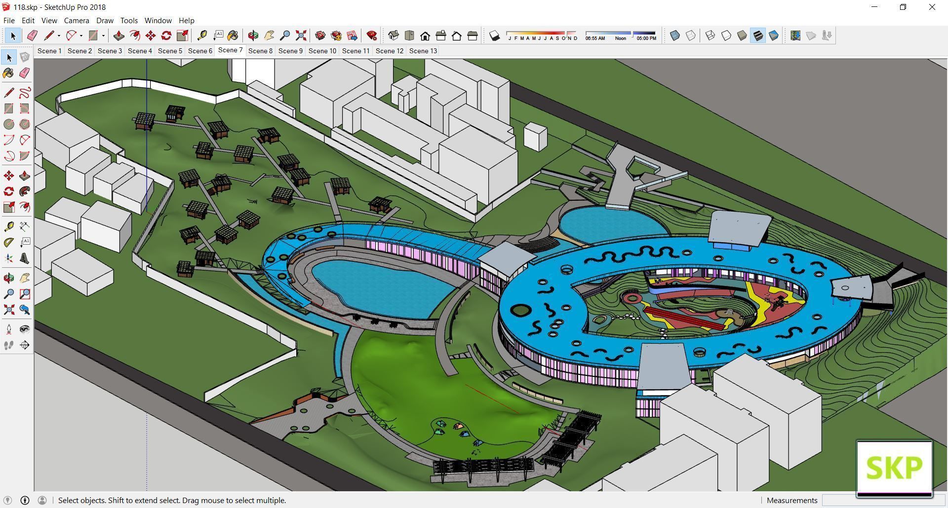 Sketchup Kindergarten 118 3D model_10