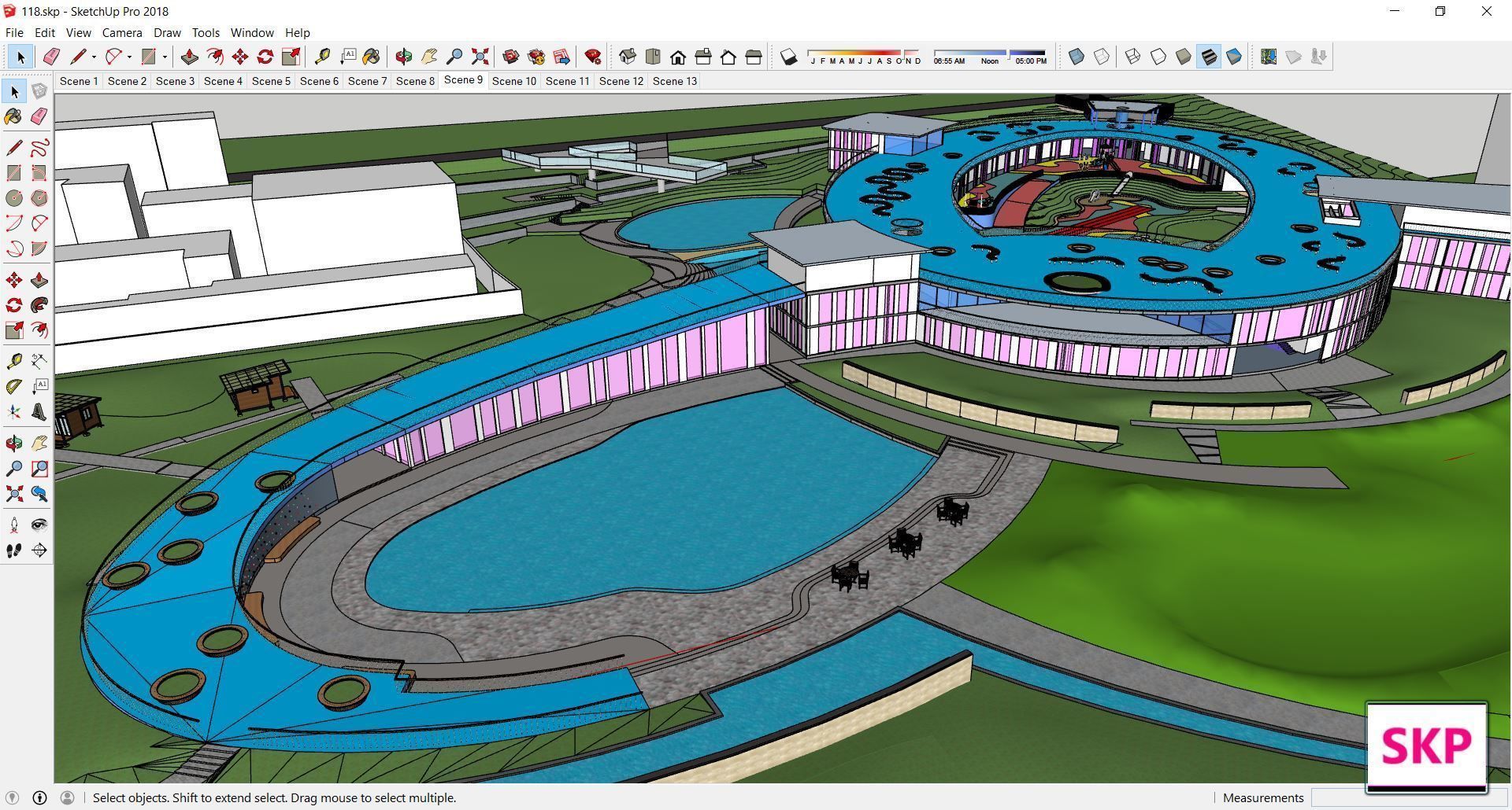 Sketchup Kindergarten 118 3D model_12