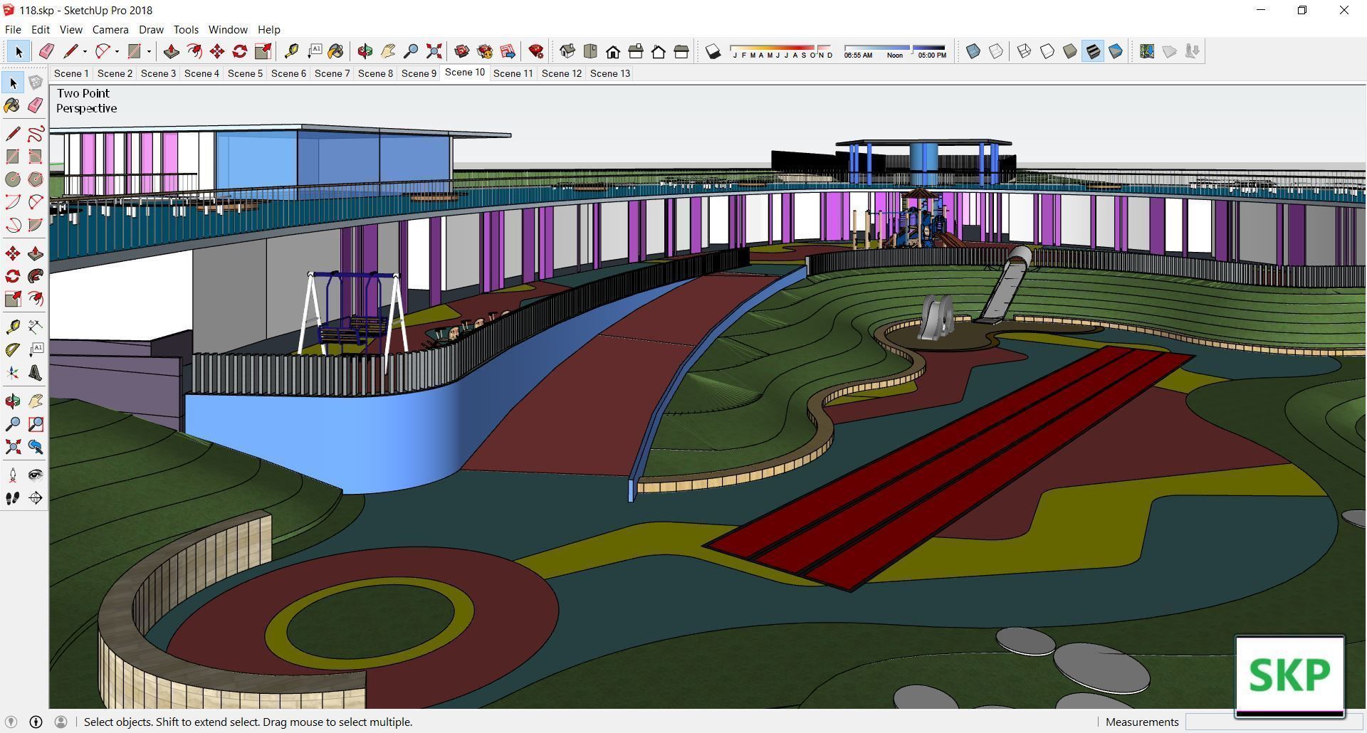 Sketchup Kindergarten 118 3D model_2