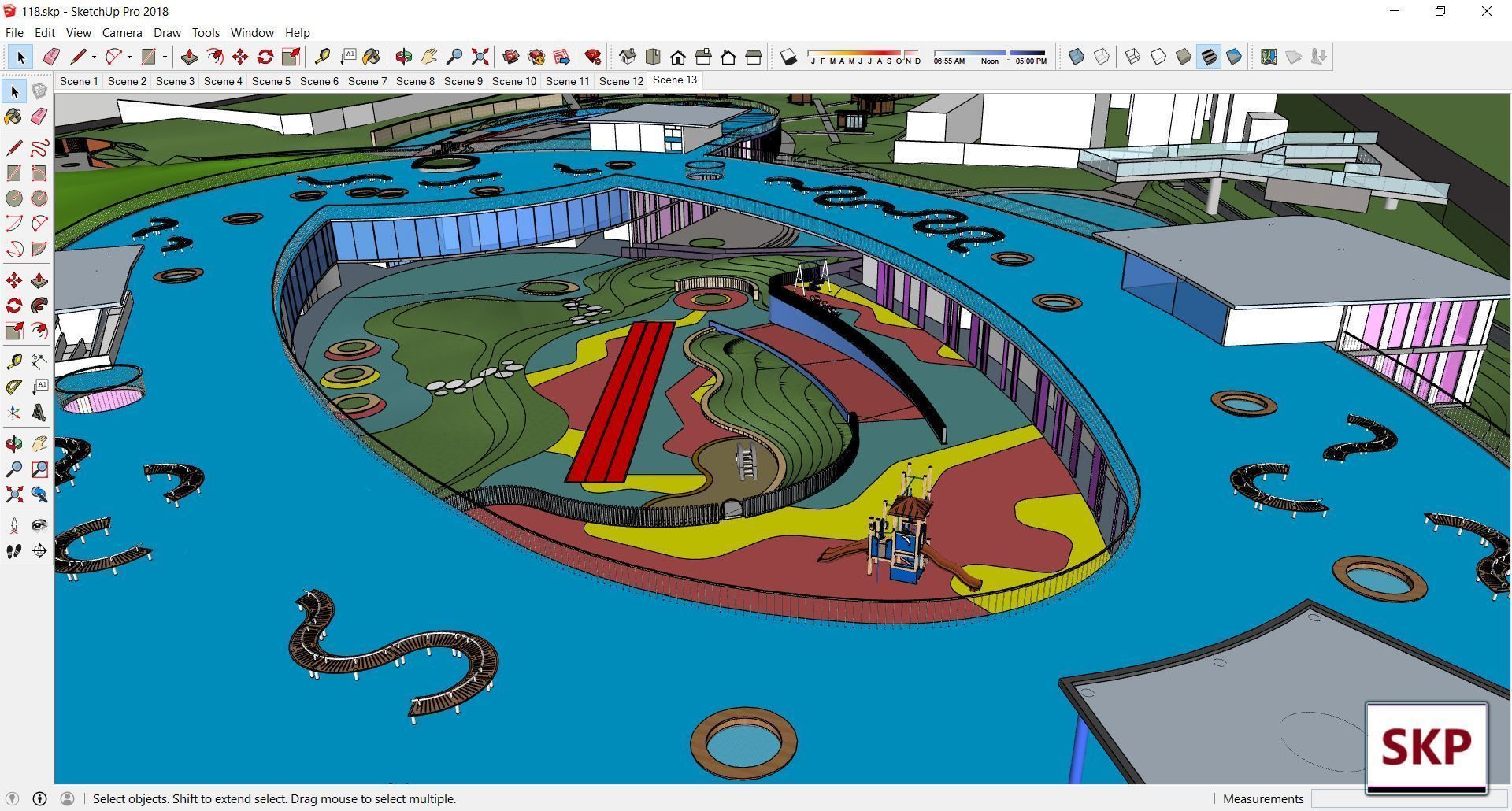Sketchup Kindergarten 118 3D model_5