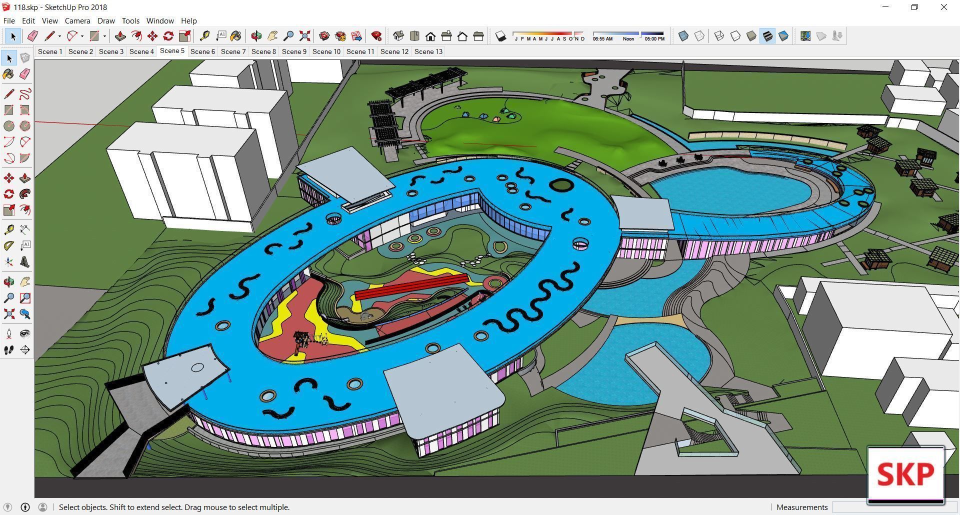 Sketchup Kindergarten 118 3D model_8