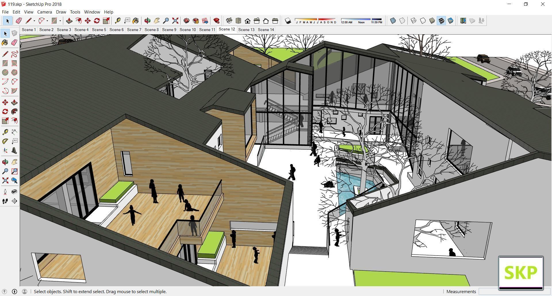 Sketchup Kindergarten 119 3D model_7