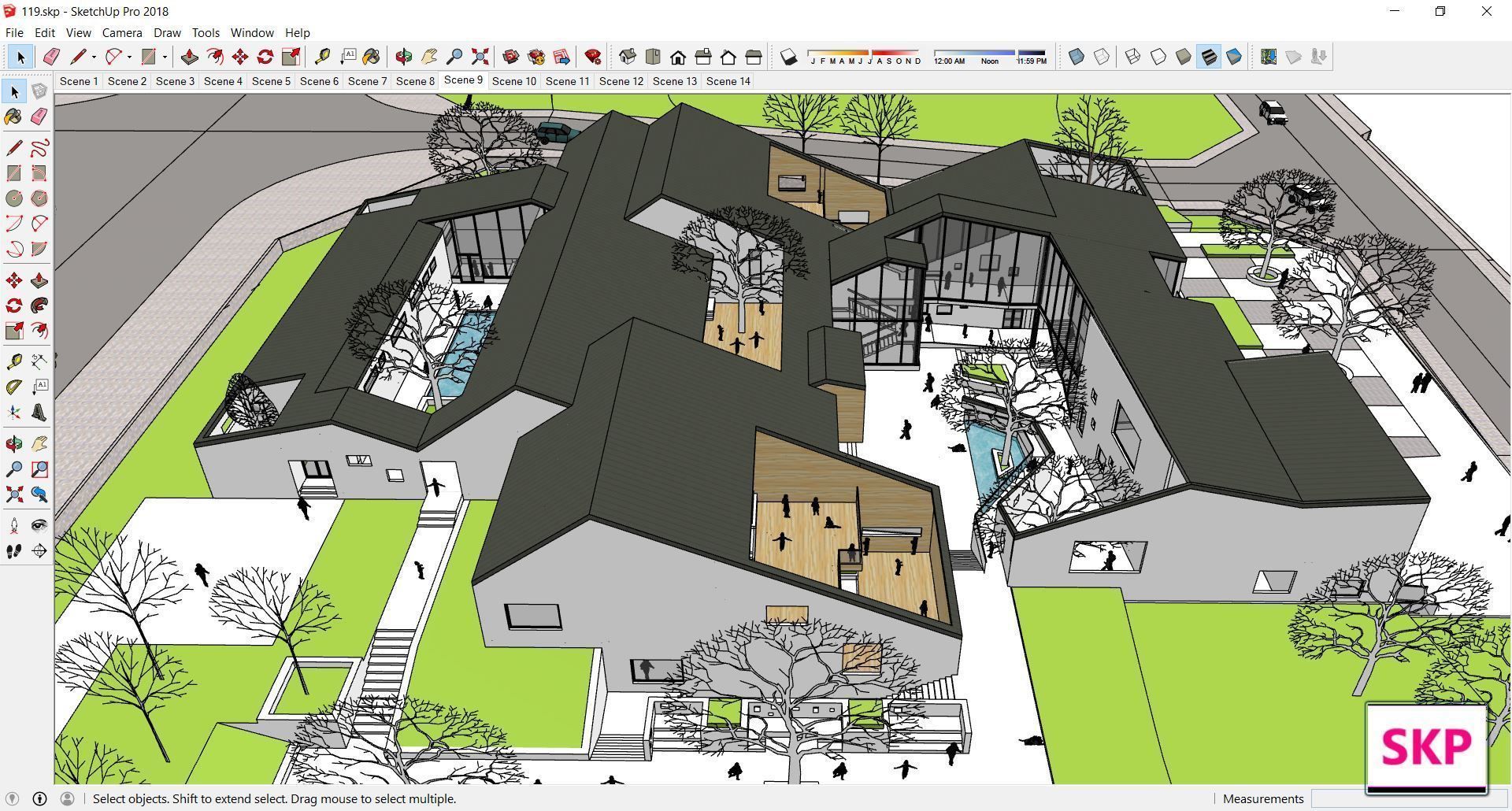 Sketchup Kindergarten 119 3D model_4