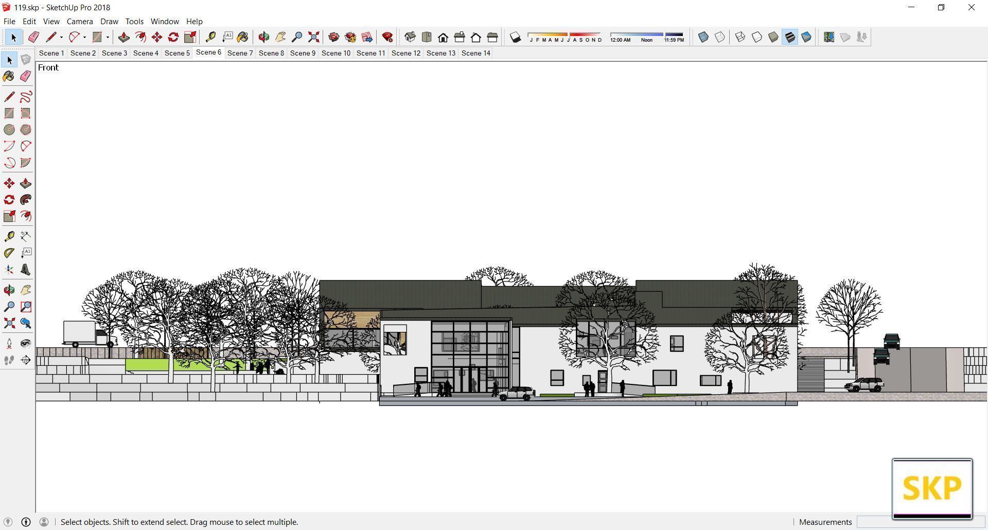 Sketchup Kindergarten 119 3D model_2