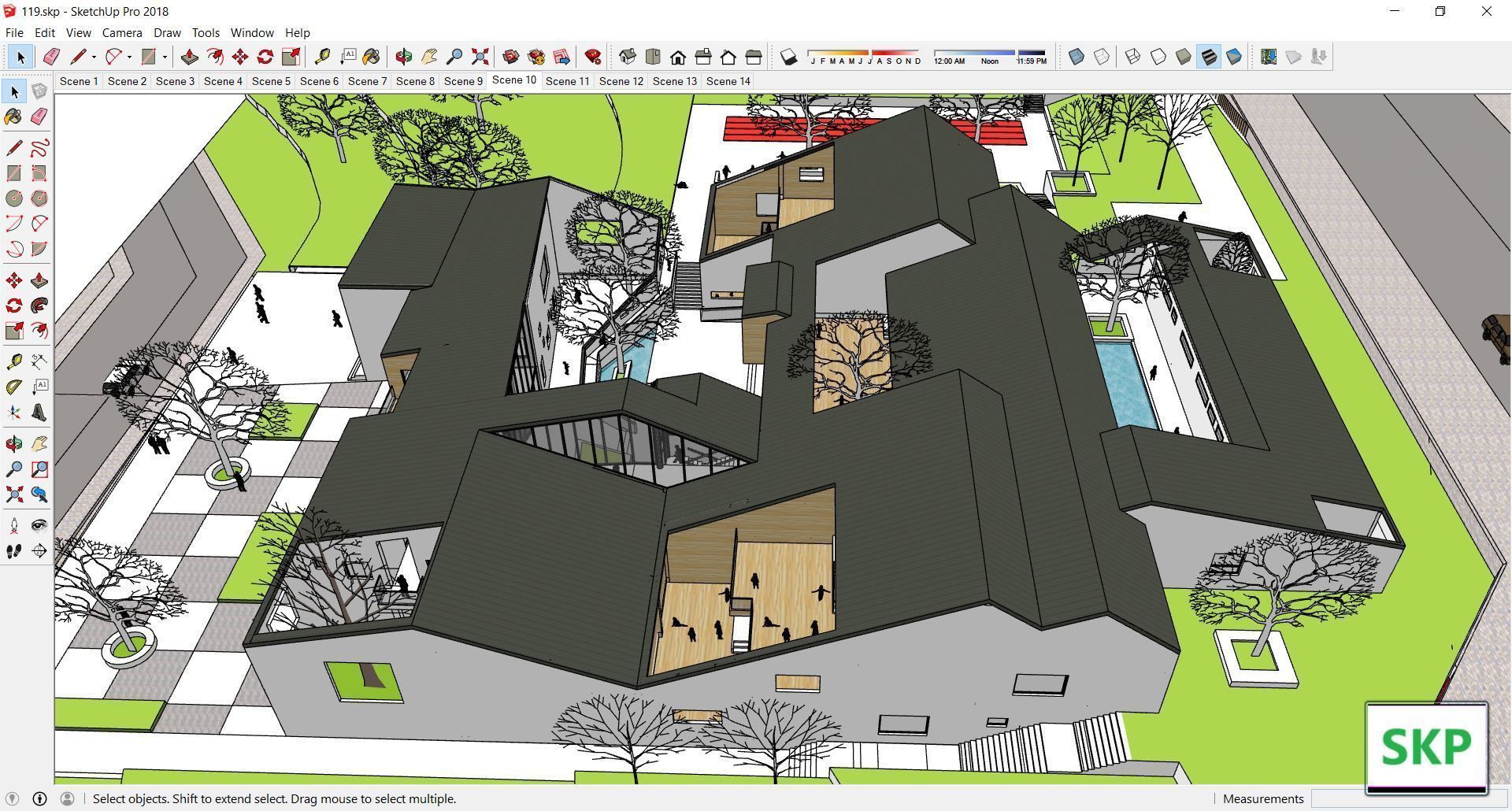 Sketchup Kindergarten 119 3D model_9