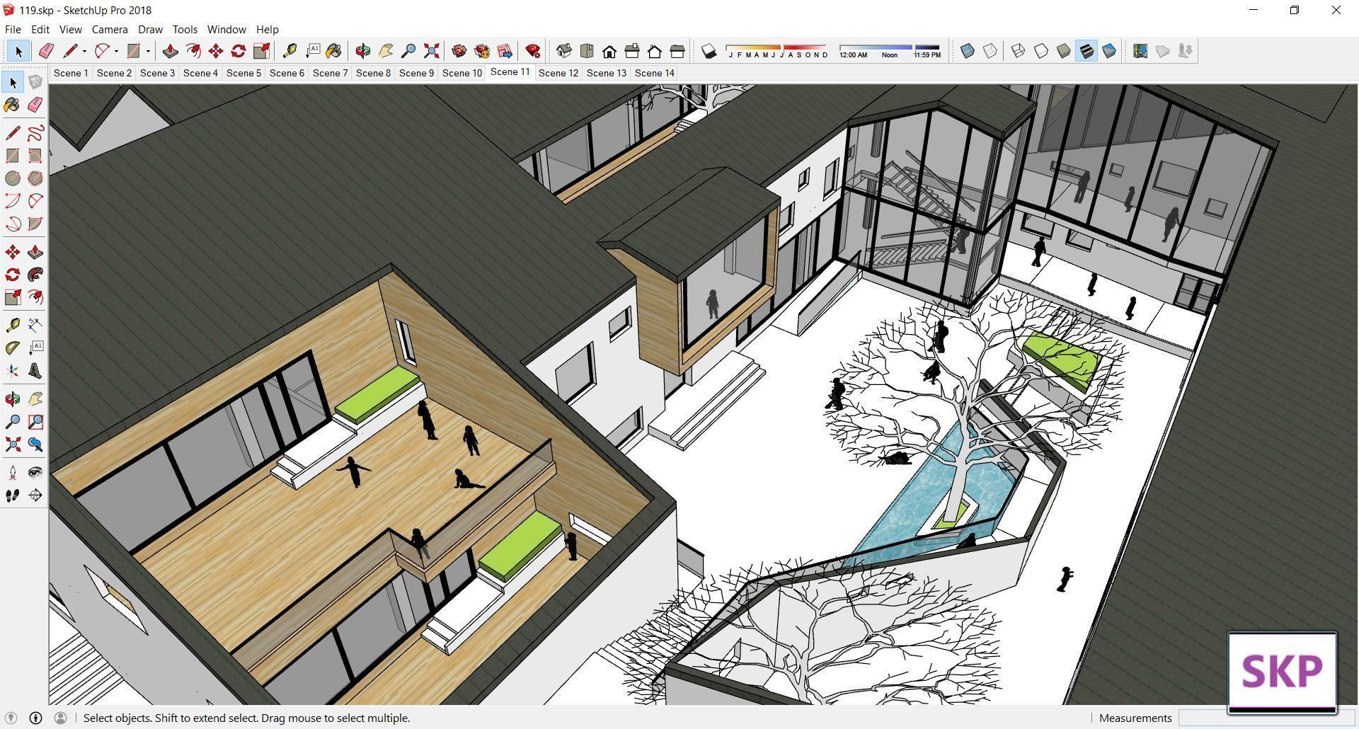 Sketchup Kindergarten 119 3D model_5