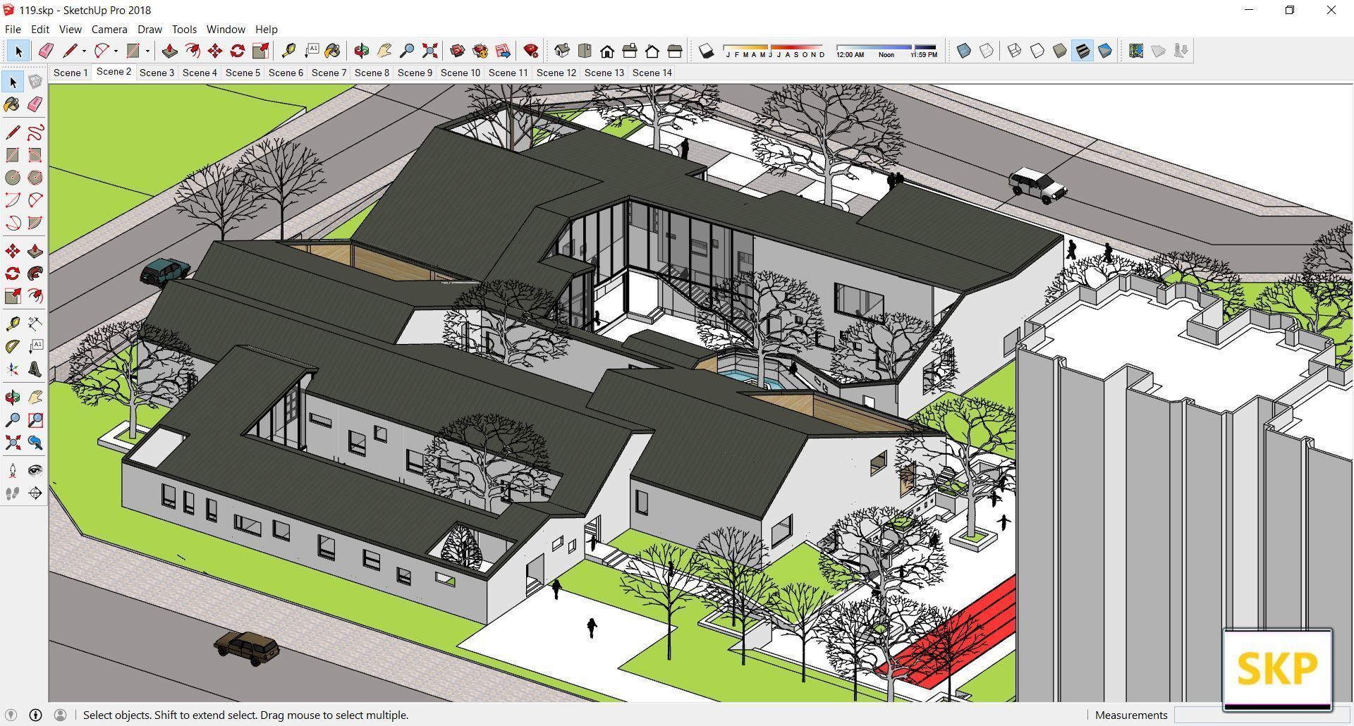 Sketchup Kindergarten 119 3D model_11