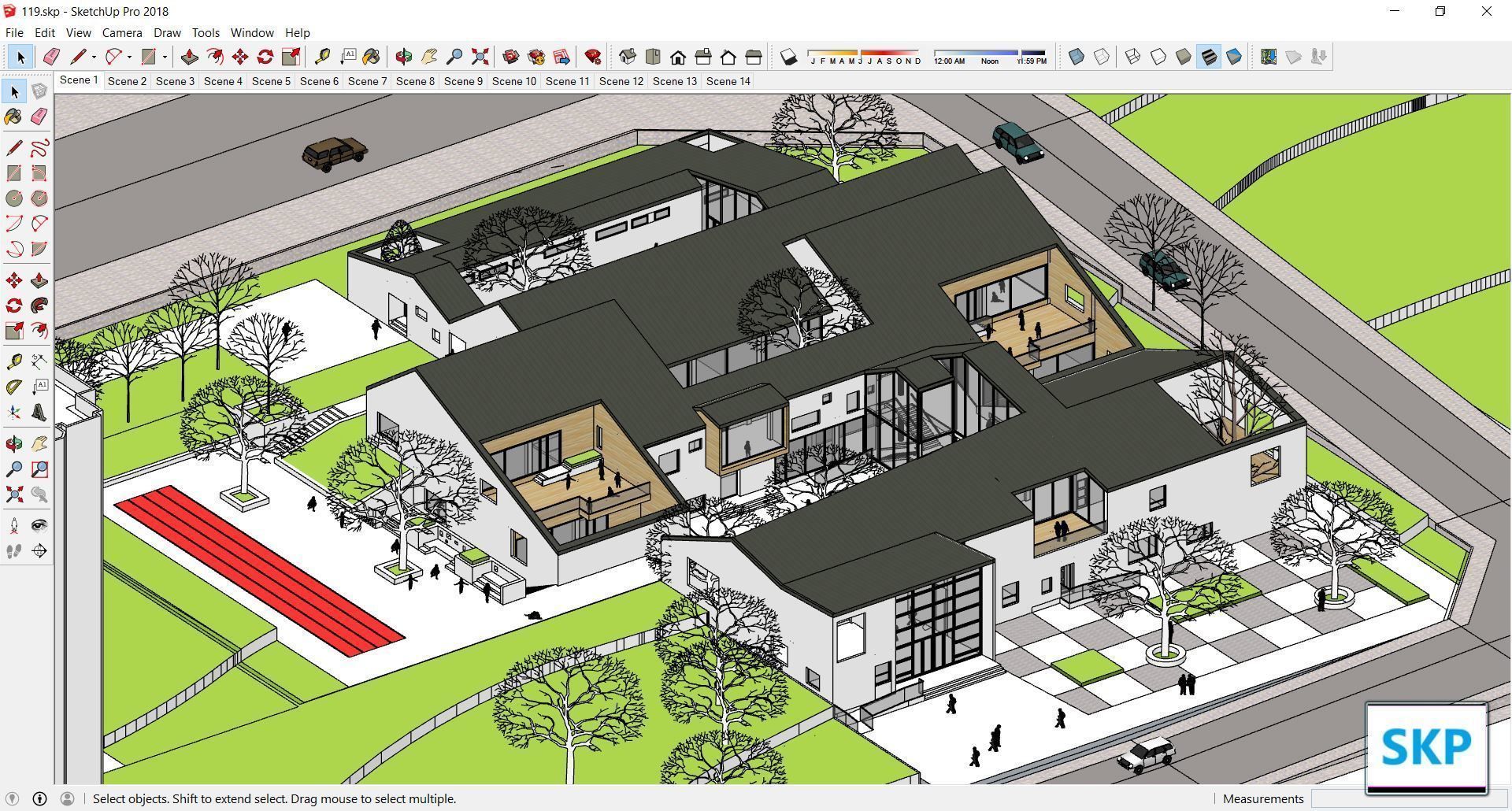 Sketchup Kindergarten 119 3D model_3