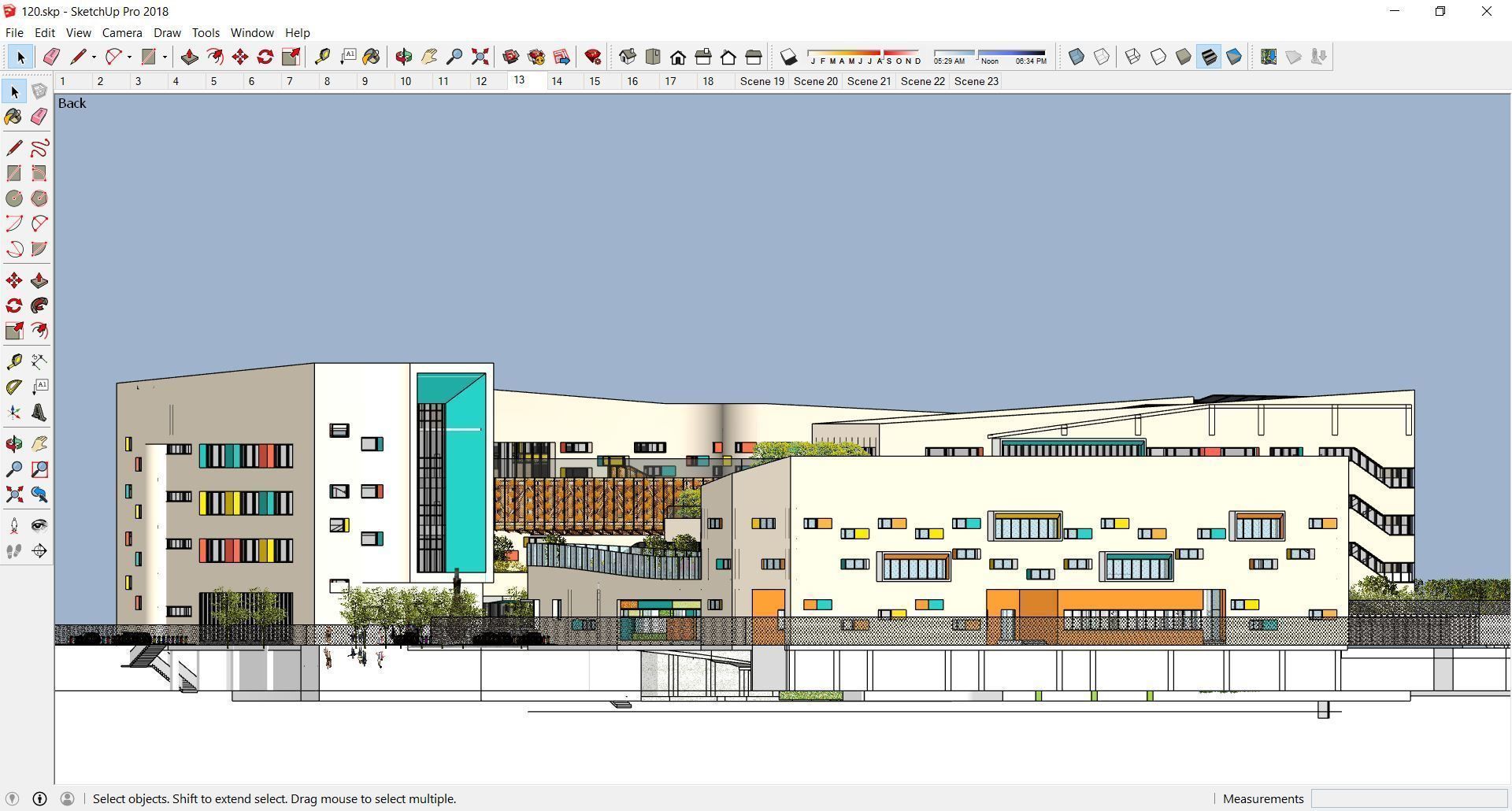 Sketchup Kindergarten 120 3D model_5
