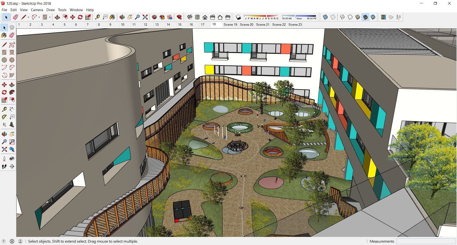 Sketchup Kindergarten 120 3D model_10