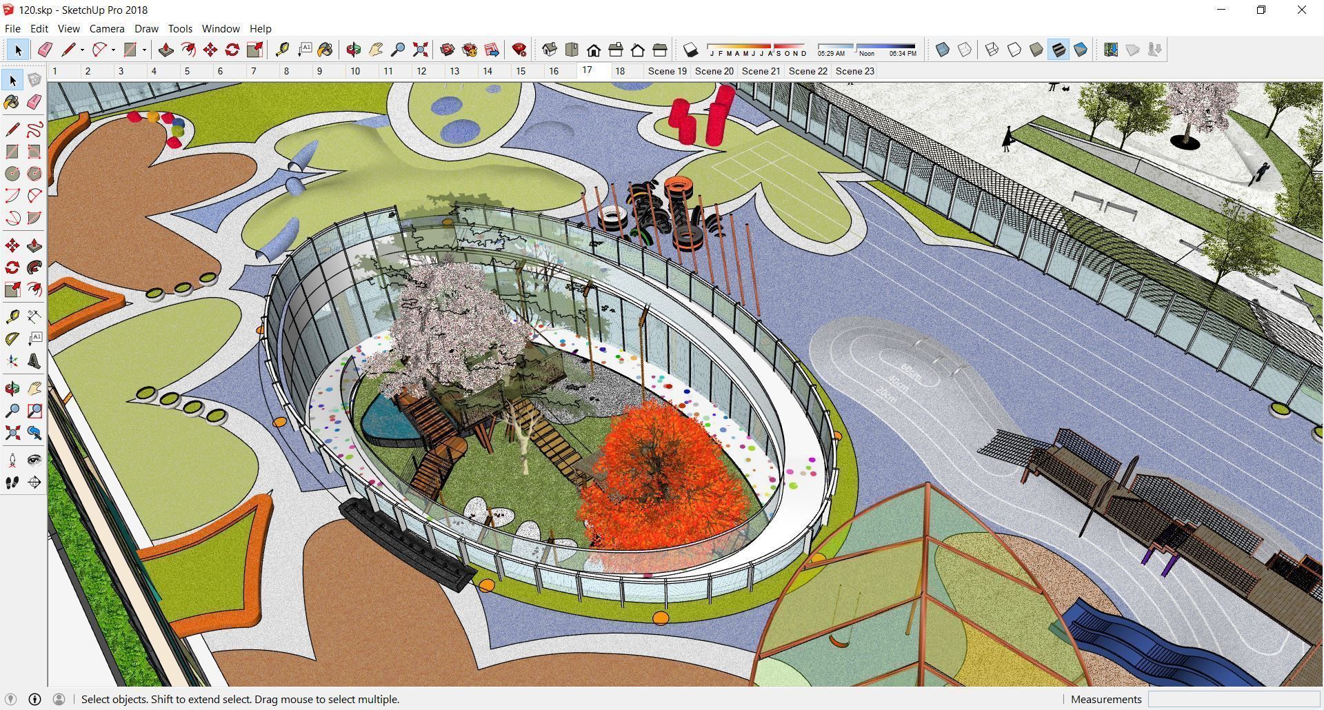 Sketchup Kindergarten 120 3D model_9