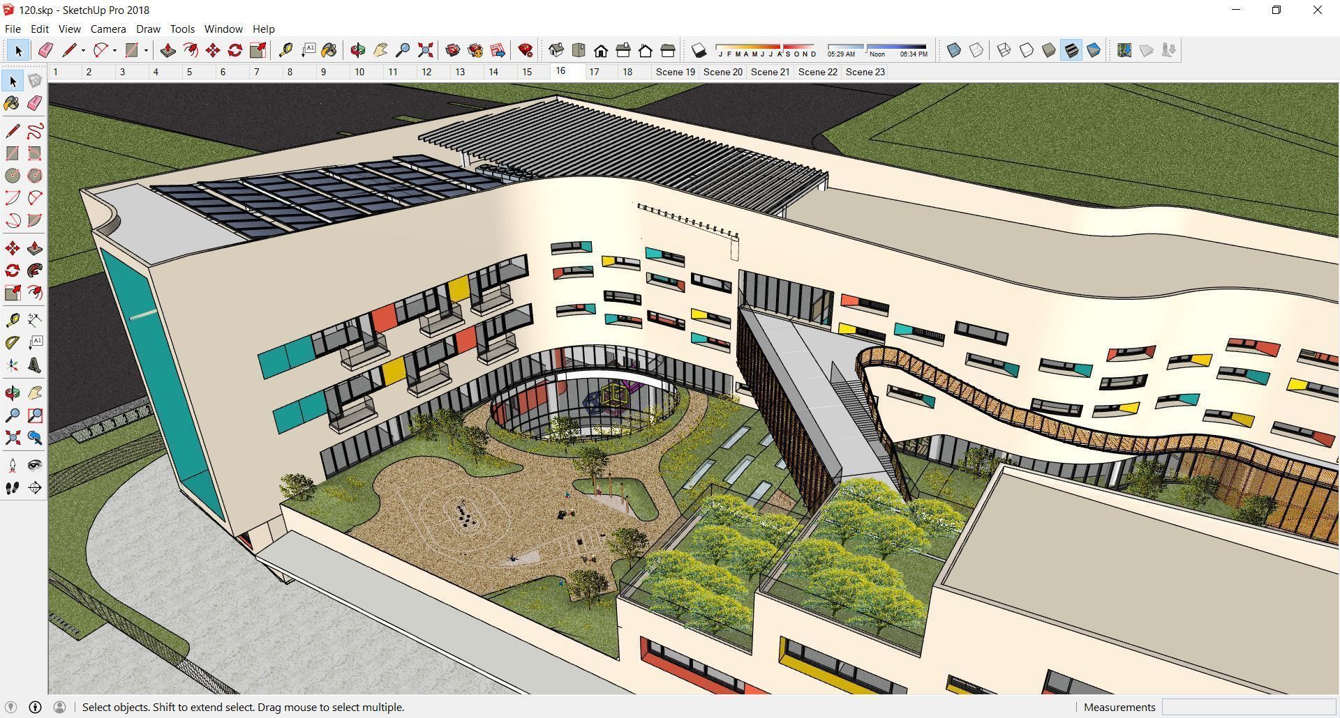 Sketchup Kindergarten 120 3D model_8