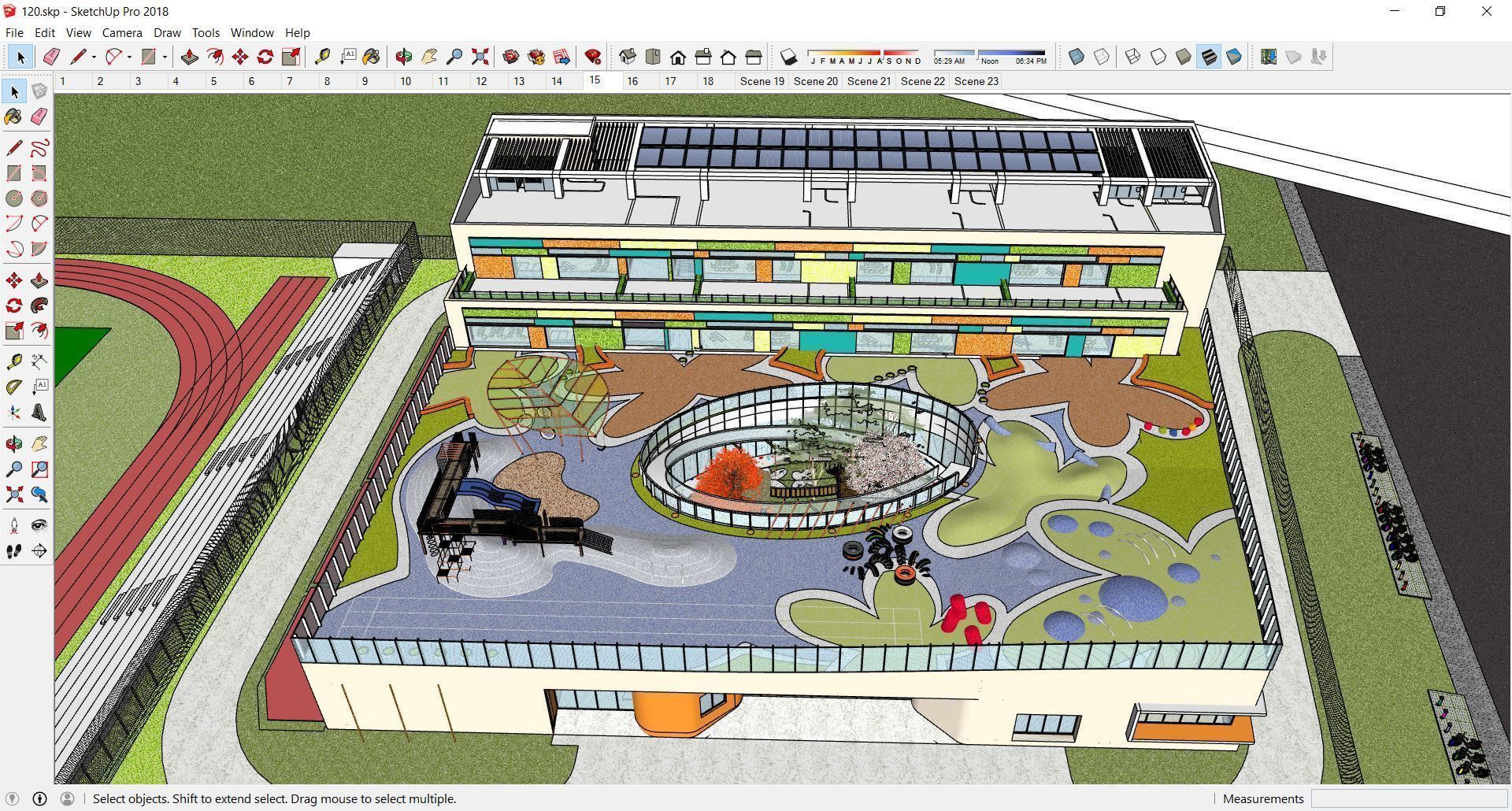 Sketchup Kindergarten 120 3D model_7
