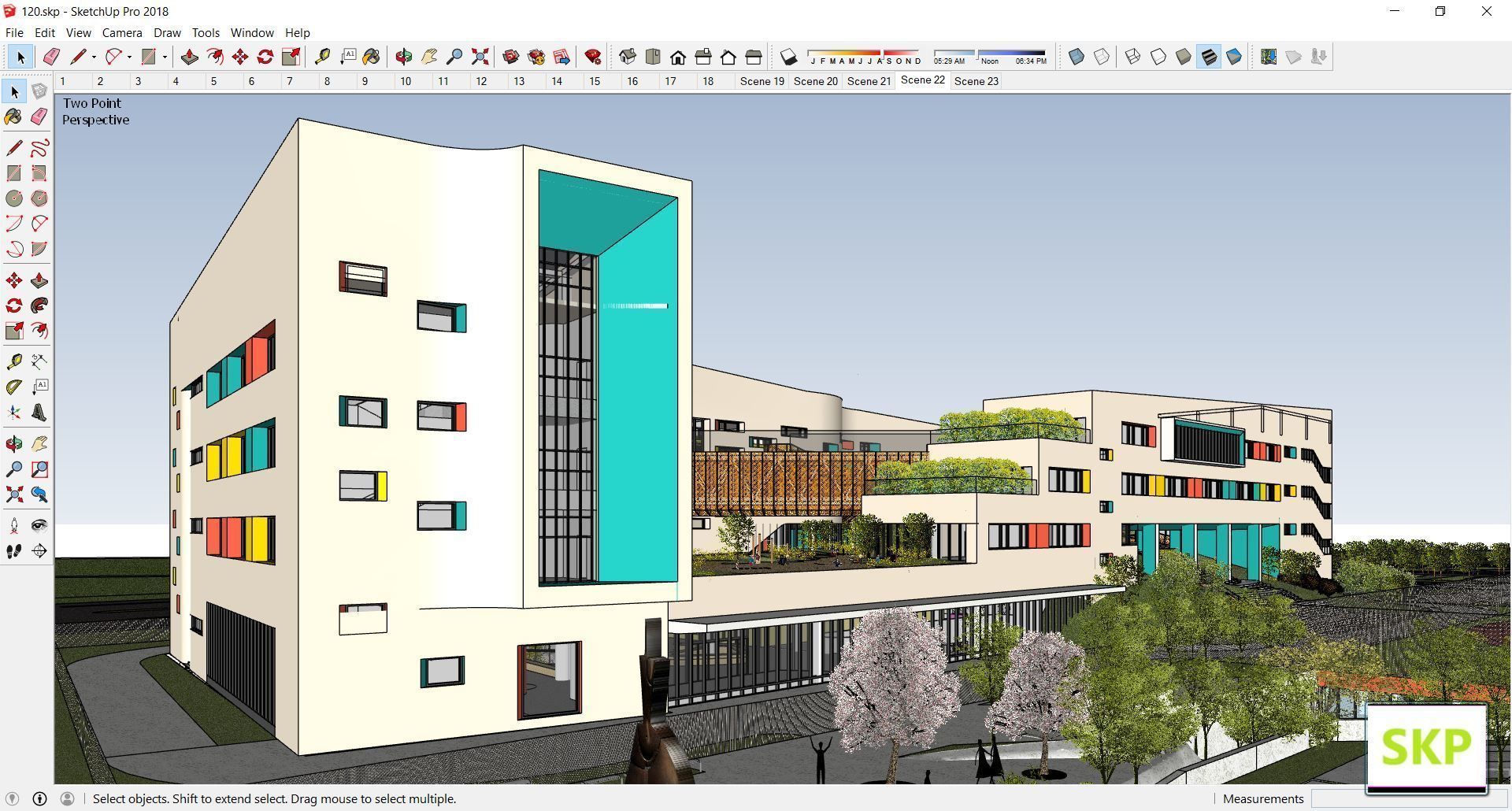 Sketchup Kindergarten 120 3D model_15