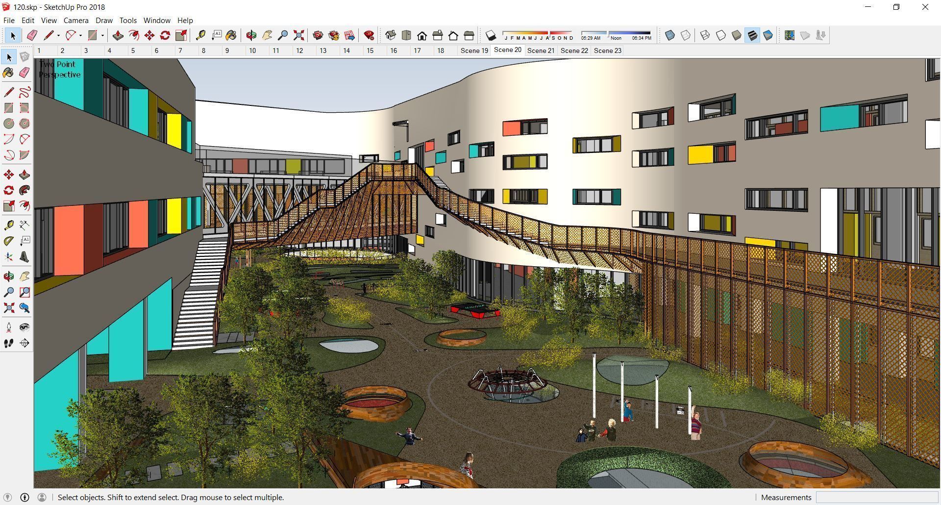 Sketchup Kindergarten 120 3D model_13
