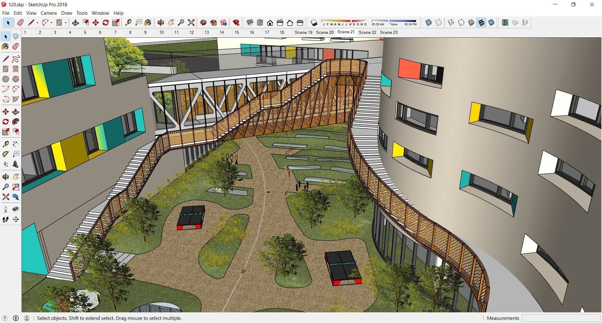 Sketchup Kindergarten 120 3D model_14