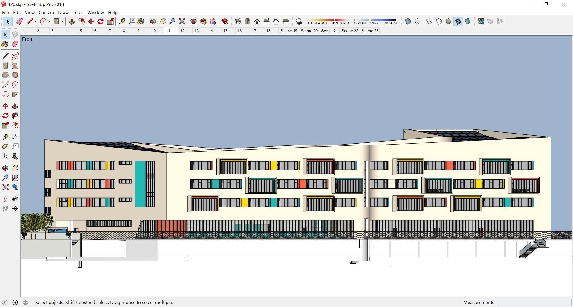 Sketchup Kindergarten 120 3D model_3