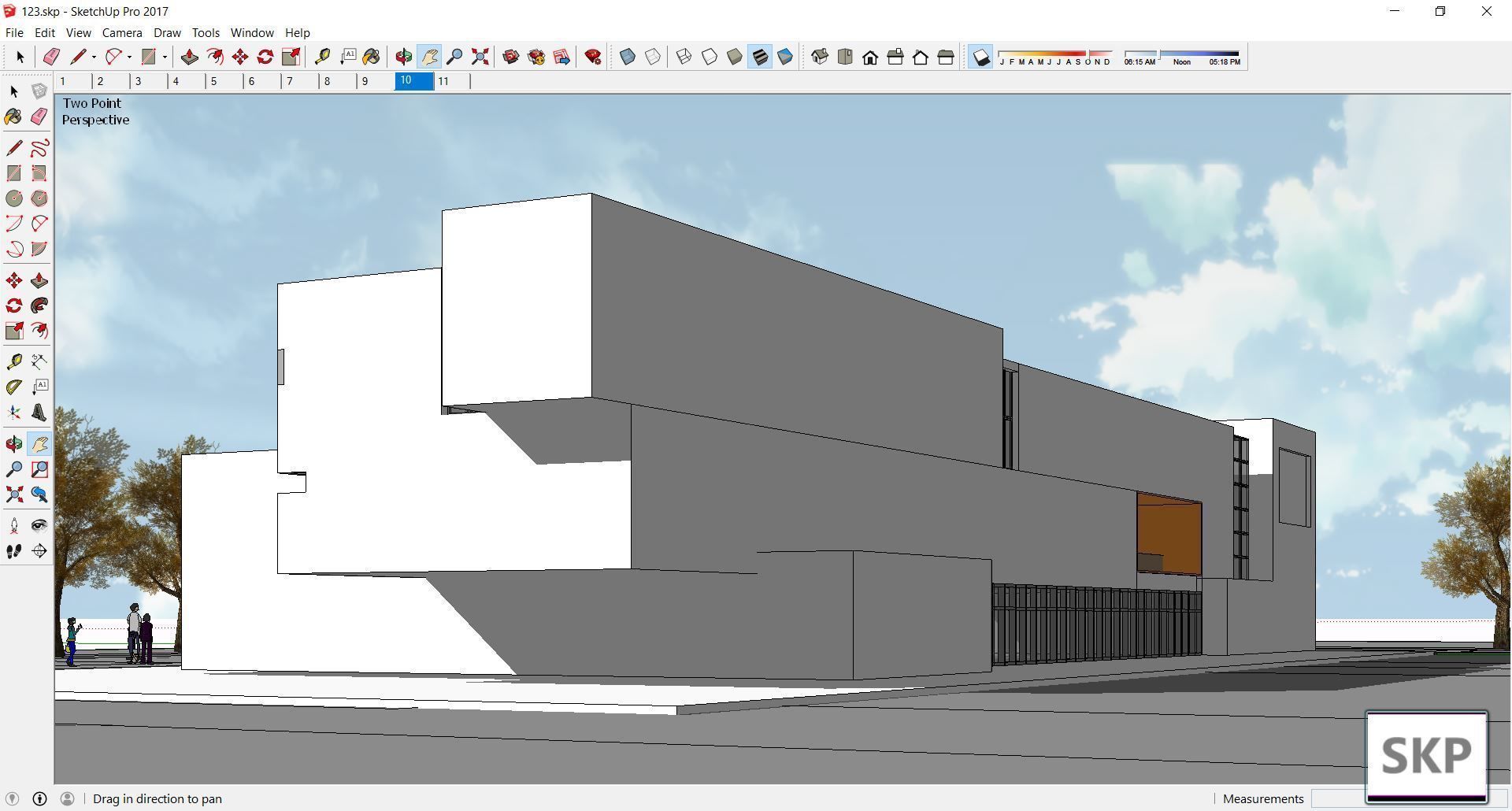 Sketchup Kindergarten 123 3D model_2