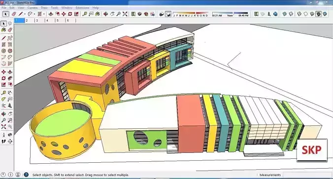 Sketchup Kindergarten A3 3D model
