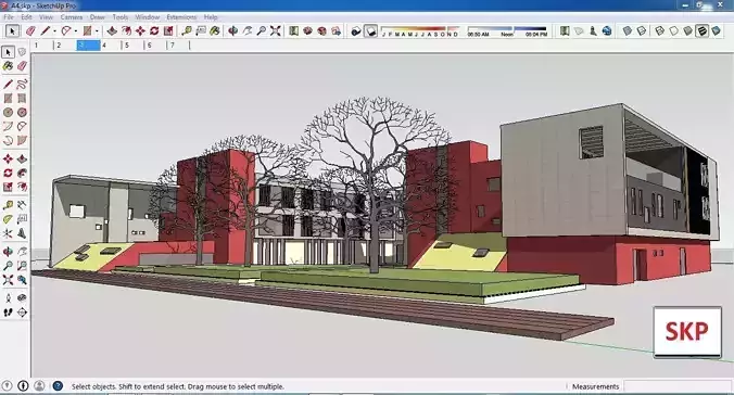 Sketchup Kindergarten A4 3D model