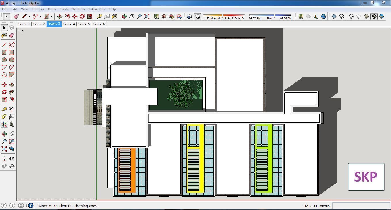 Sketchup Kindergarten A5 3D model_3