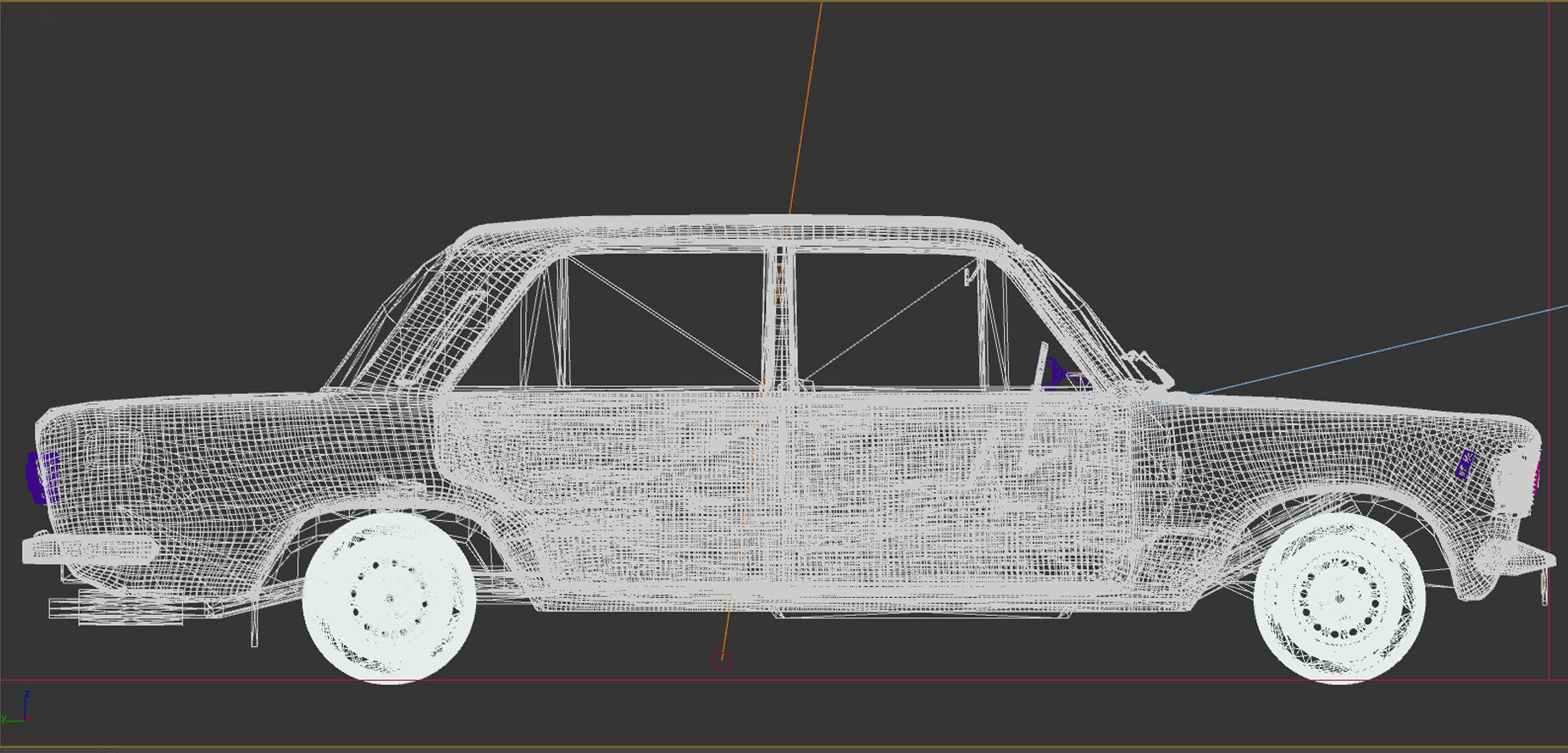 Fiat 126p  3D model_3