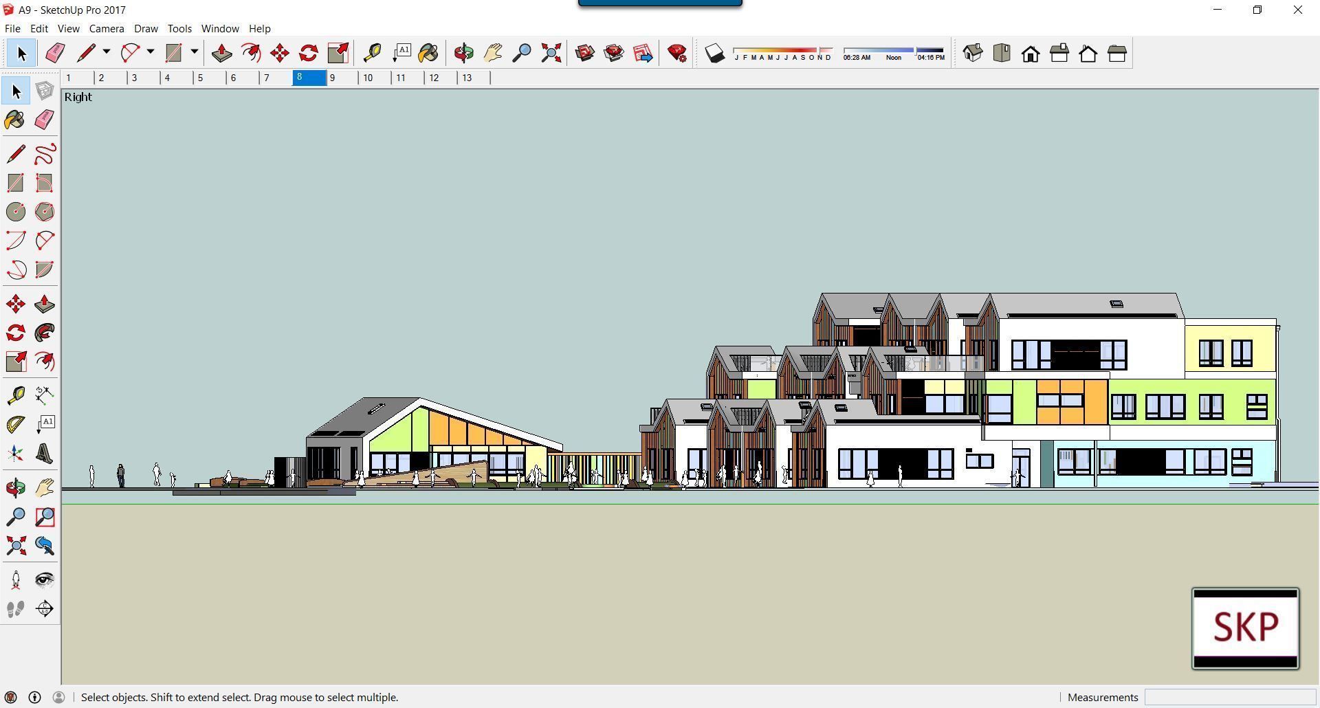 Sketchup Kindergarten A9 3D model_1