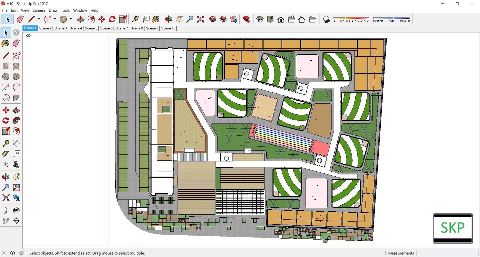 Sketchup Kindergarten A10 3D model_1
