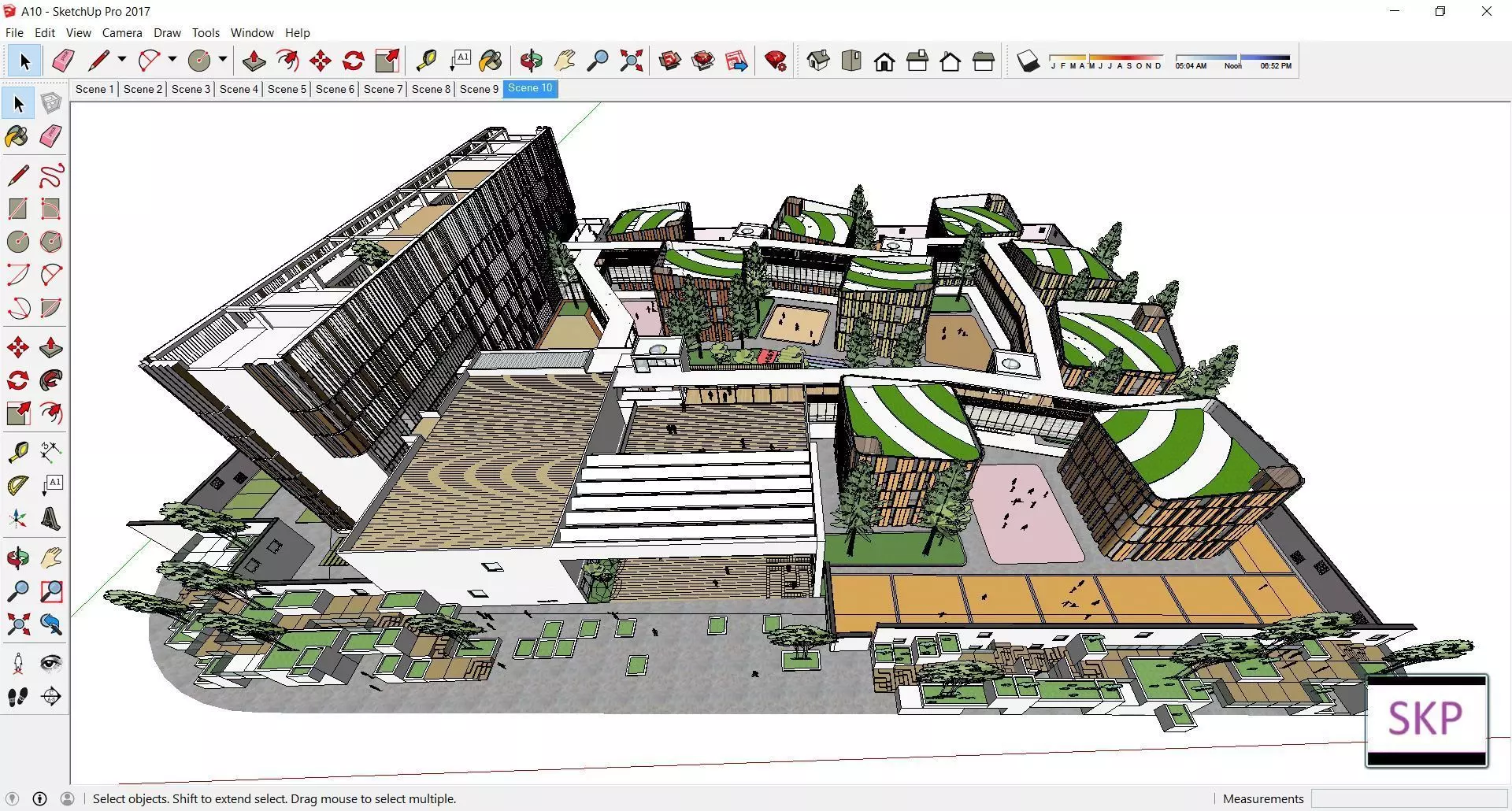 Sketchup Kindergarten A10 3D model_0