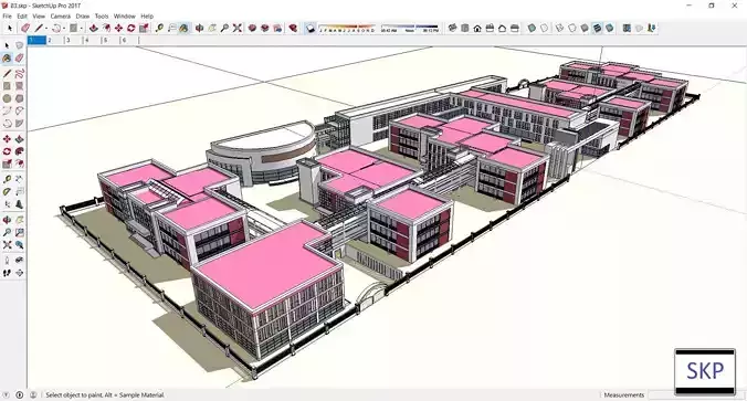 Sketchup Kindergarten B3 3D model