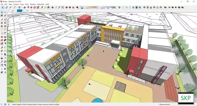 Sketchup Kindergarten B5