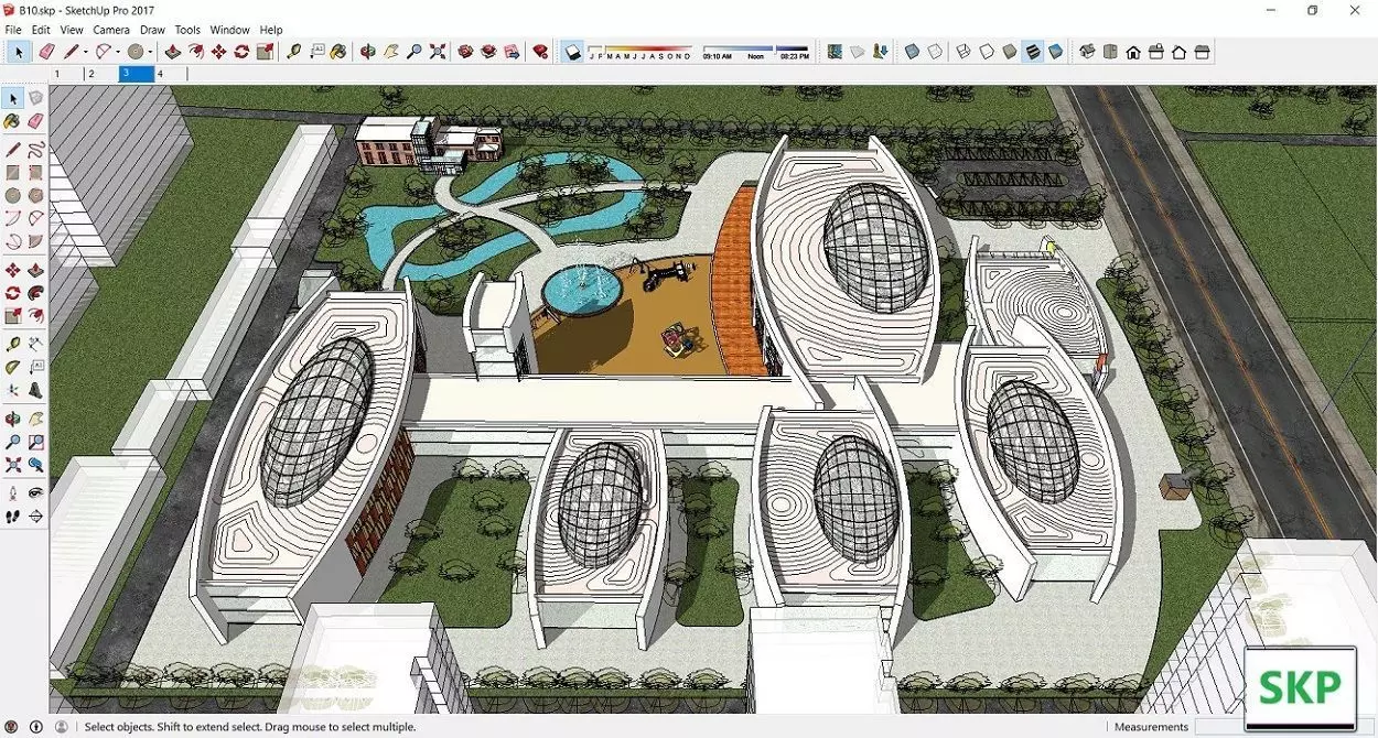 Sketchup Kindergarten B10 3D model_0