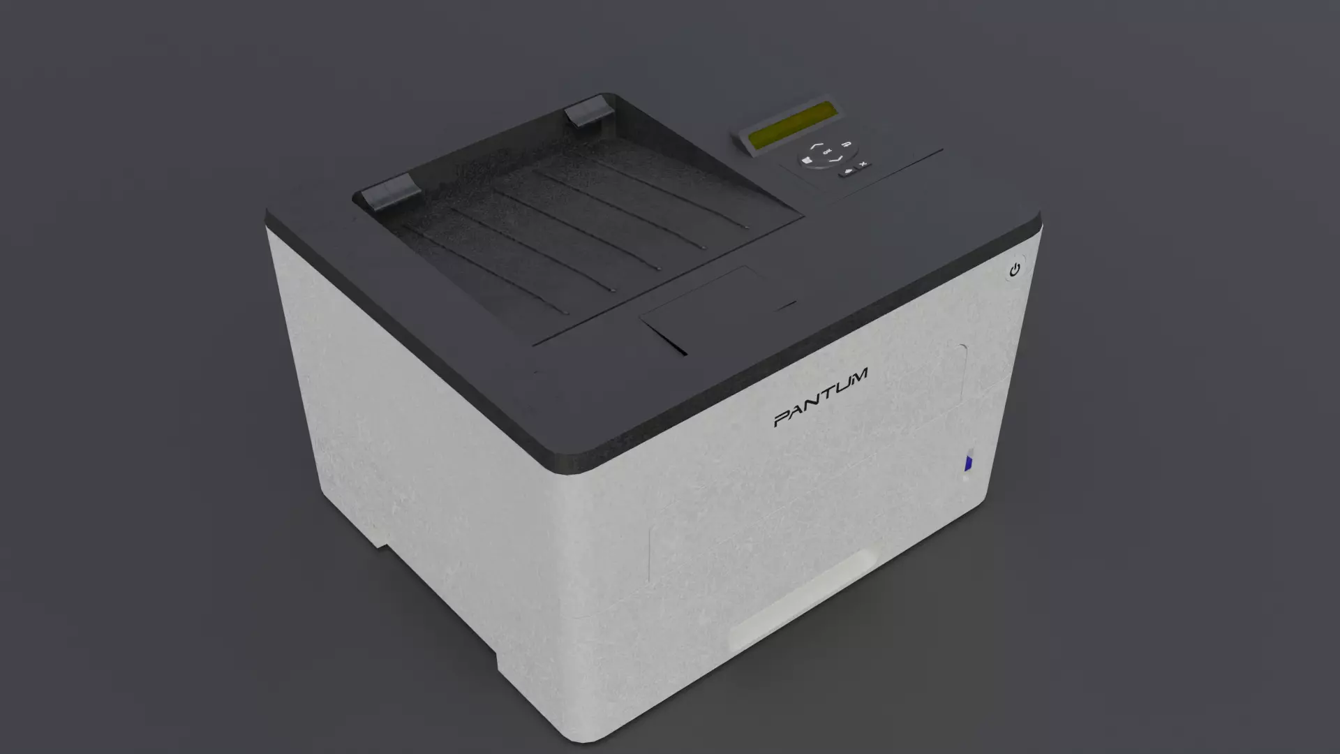 Photocopy machine  Low-poly 3D model_0