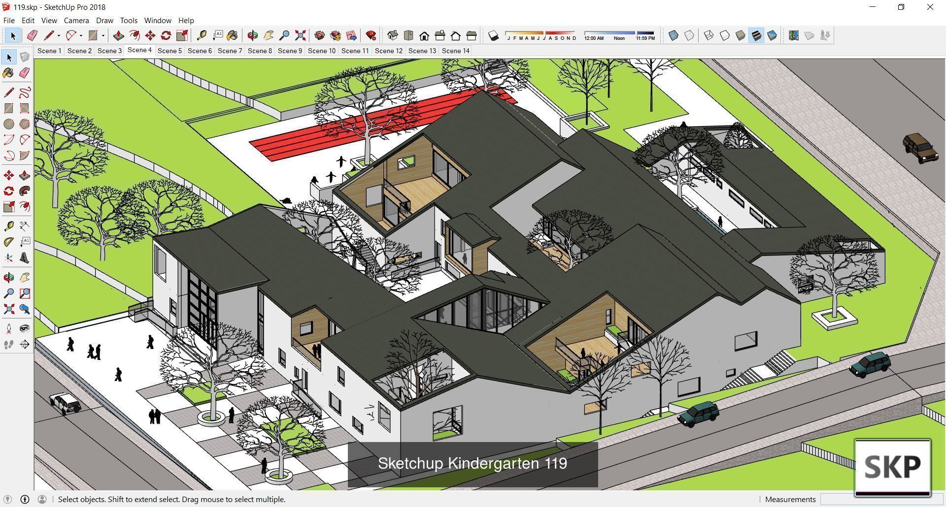 Collection 30 Sketchup Kindergarten models _9