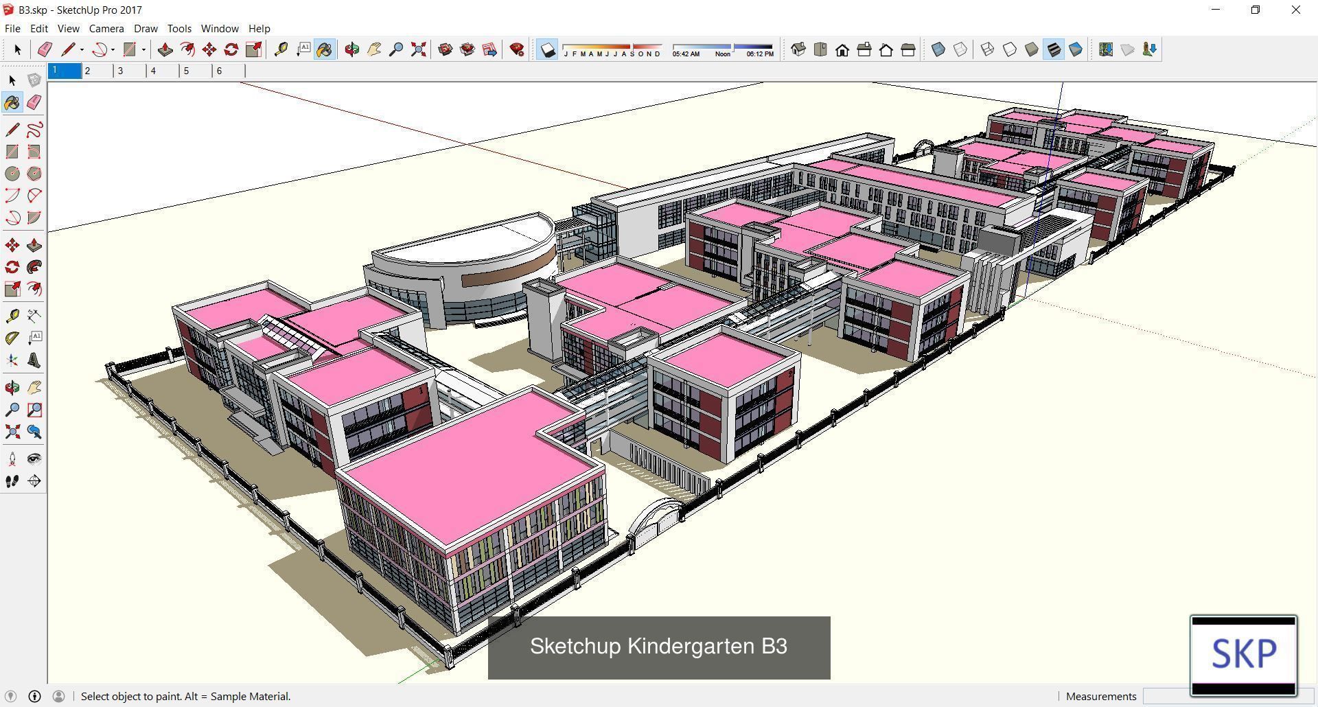 Collection 30 Sketchup Kindergarten models _24