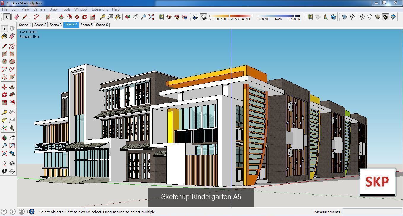 Collection 30 Sketchup Kindergarten models _16