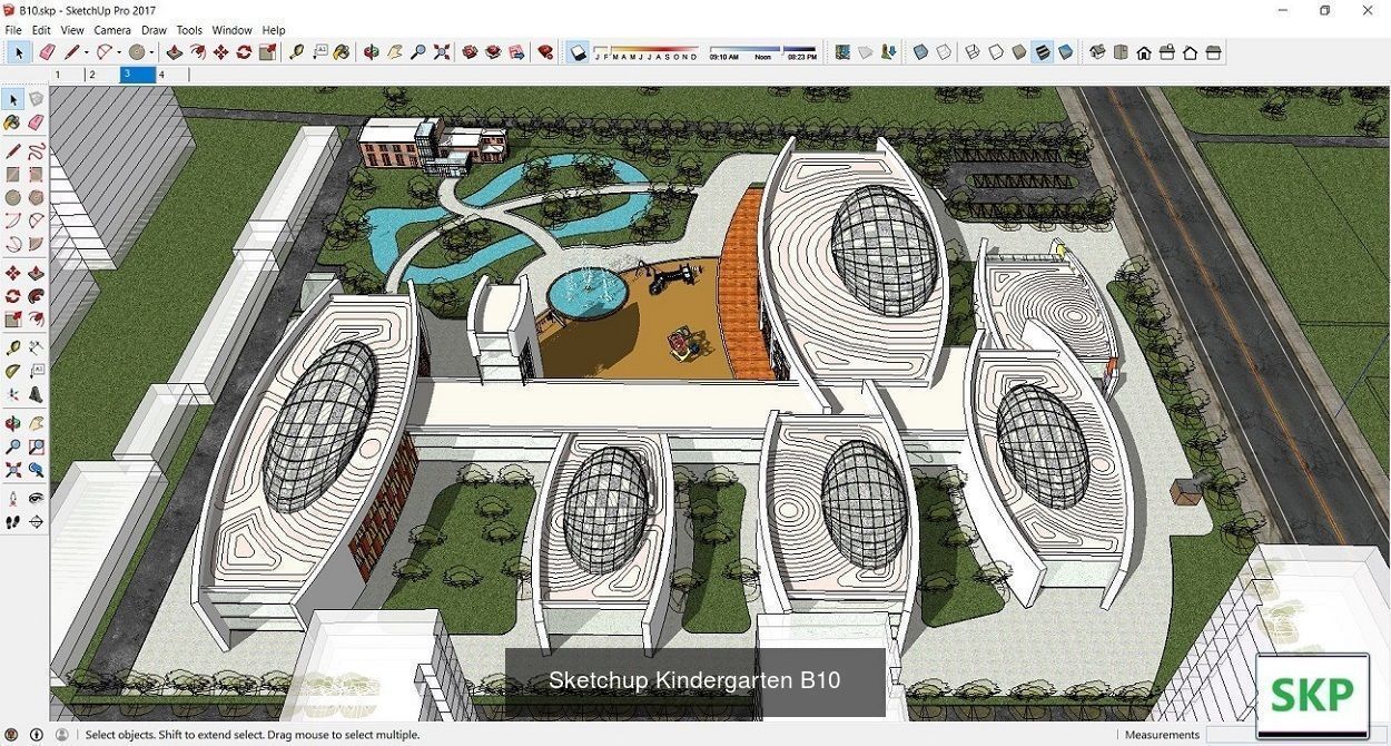 Collection 30 Sketchup Kindergarten models _31