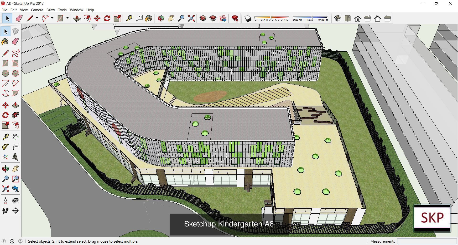 Collection 30 Sketchup Kindergarten models _19