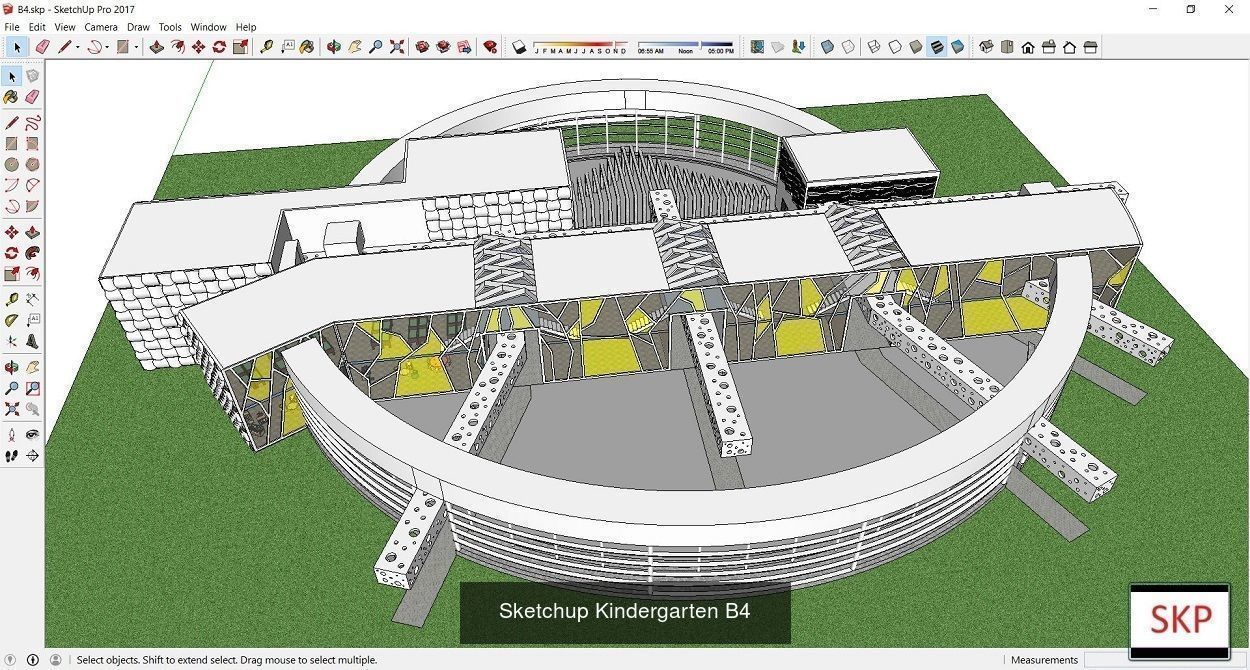 Collection 30 Sketchup Kindergarten models _25