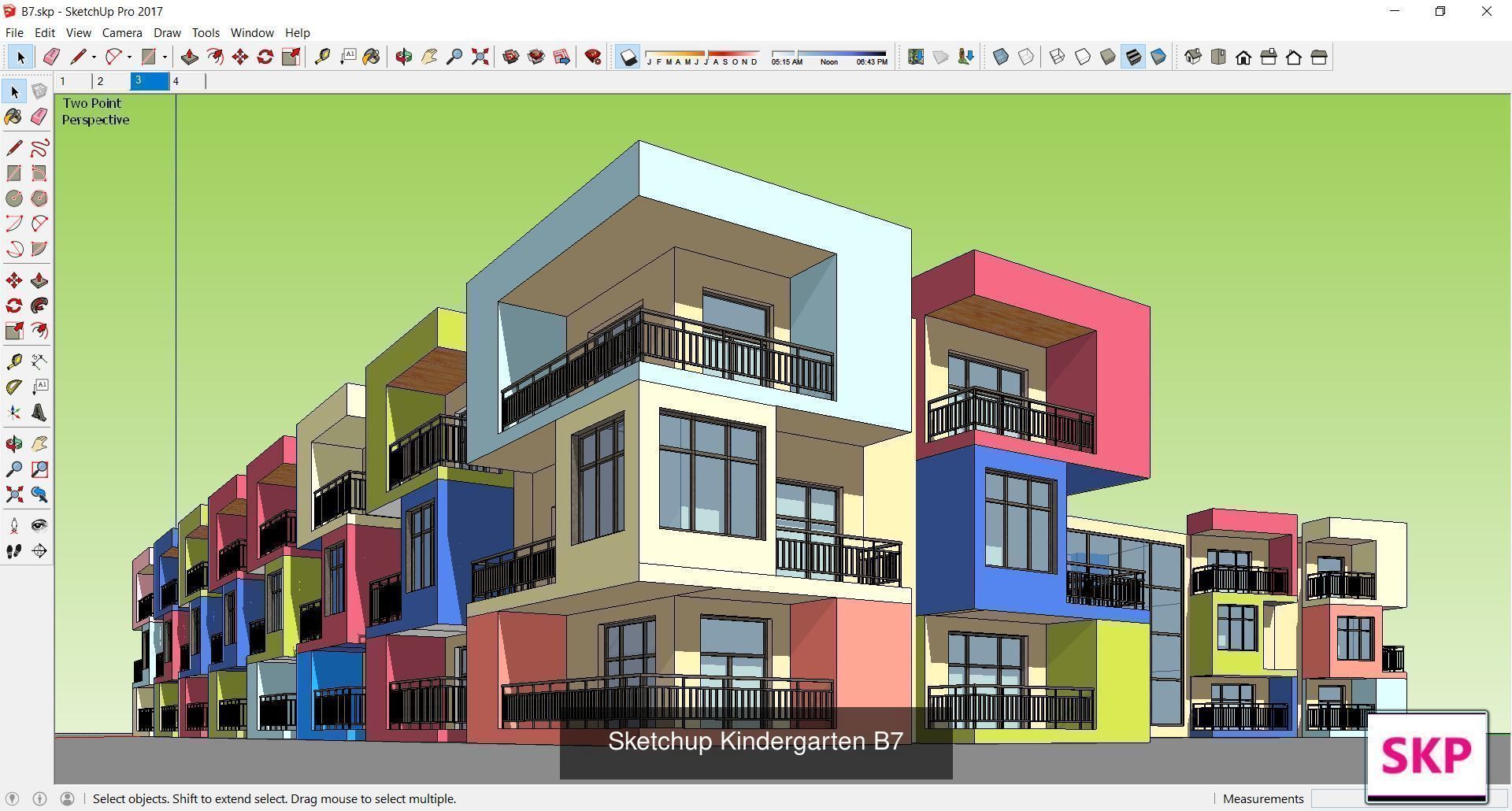 Collection 30 Sketchup Kindergarten models _28