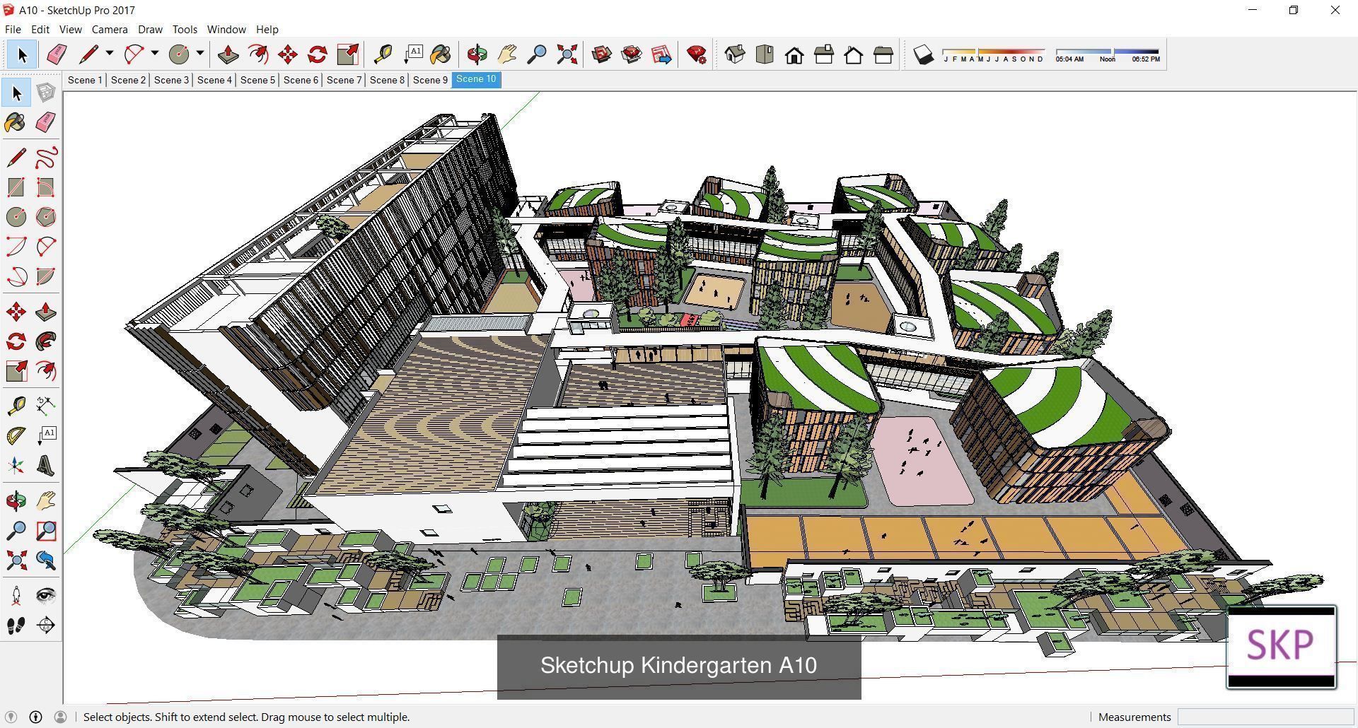 Collection 30 Sketchup Kindergarten models _21