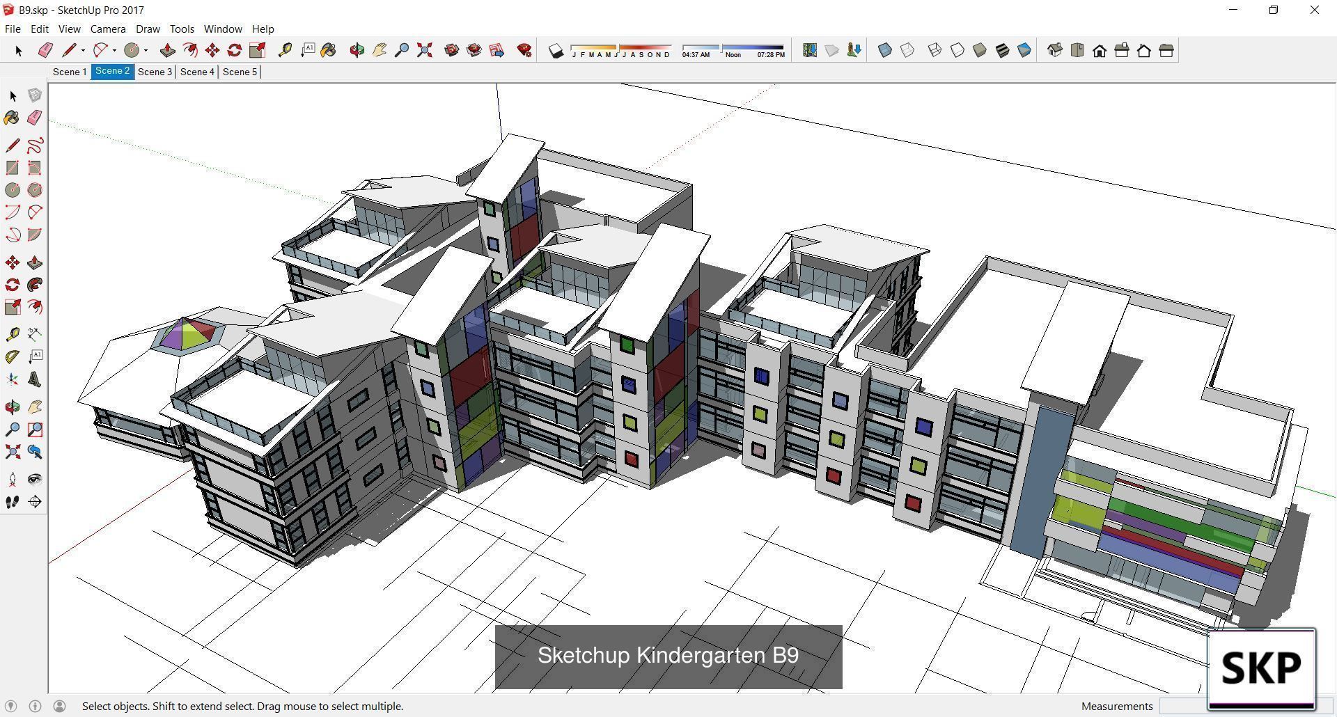 Collection 30 Sketchup Kindergarten models _30